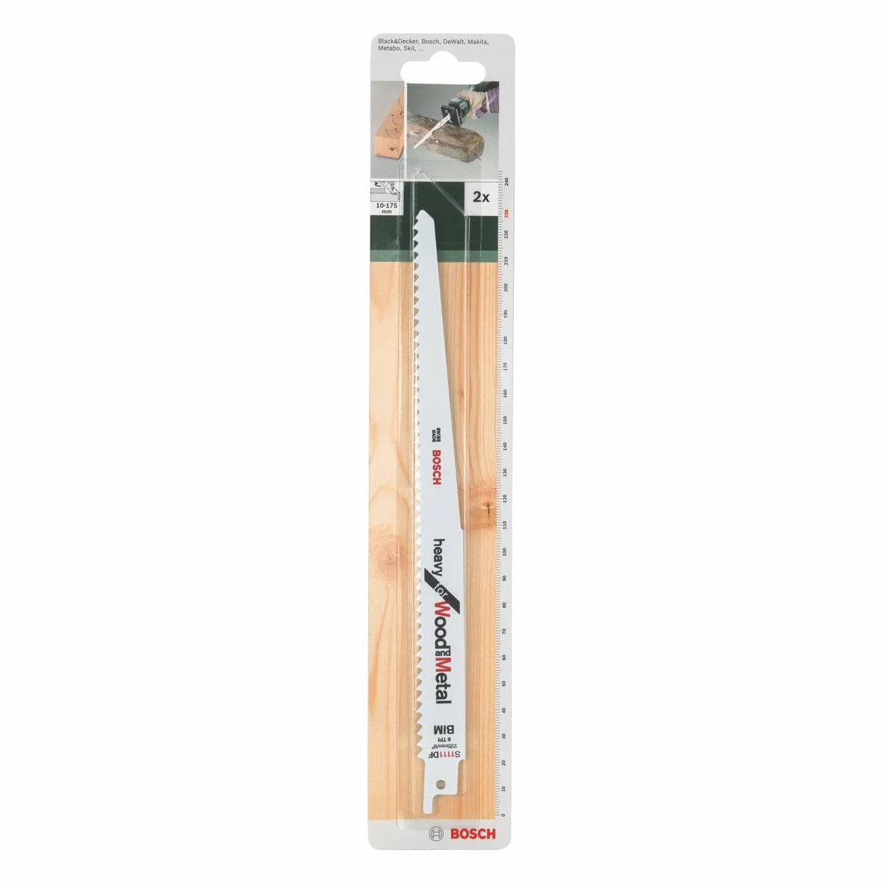 Bosch 2609256712 DIY brzeszczot do piły szablastej S 111 DF BiM