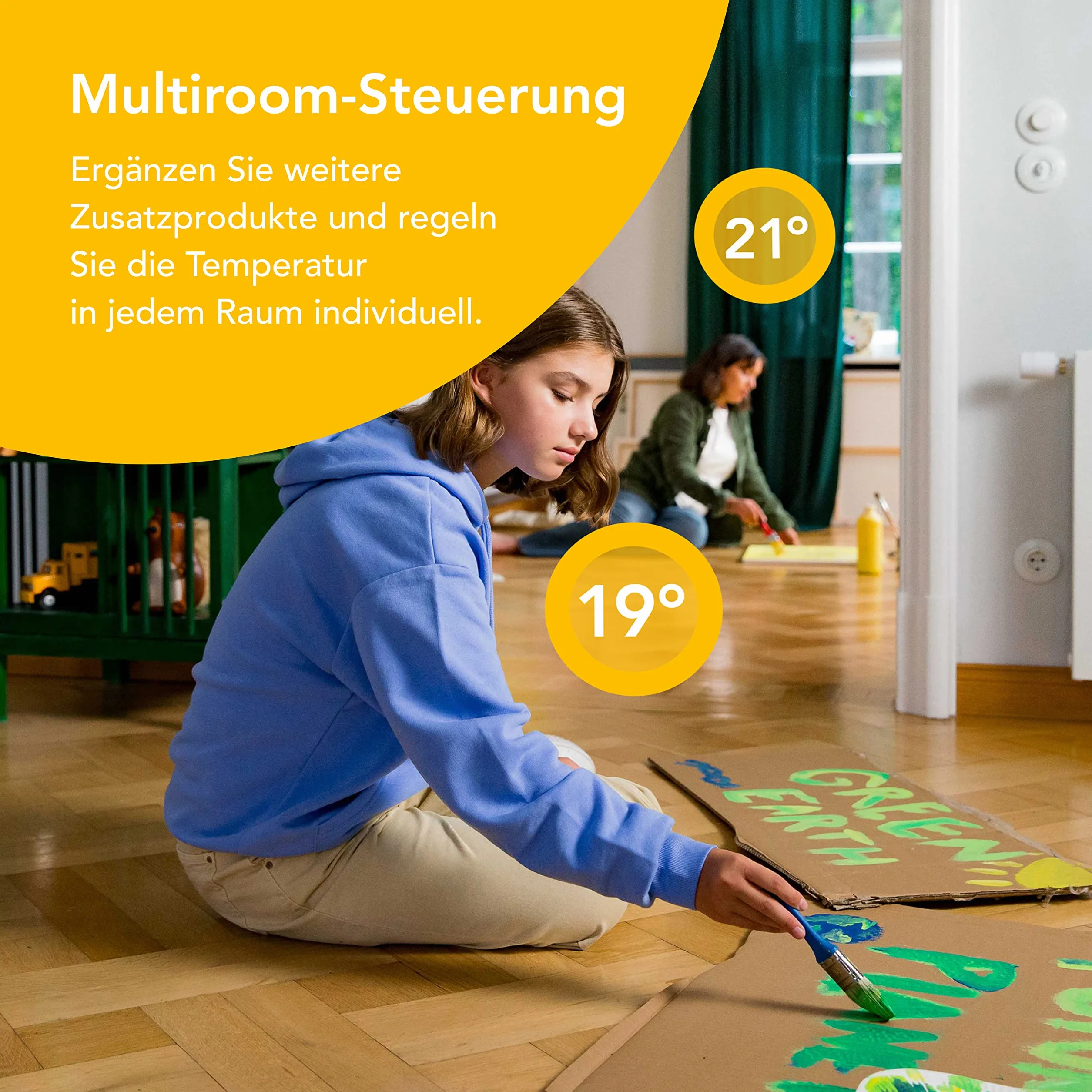 Tado V3P-Sk-2Srt01Ib01-Az-Ml-00 Inteligentny Termostat, Biały, 2 Sztuki