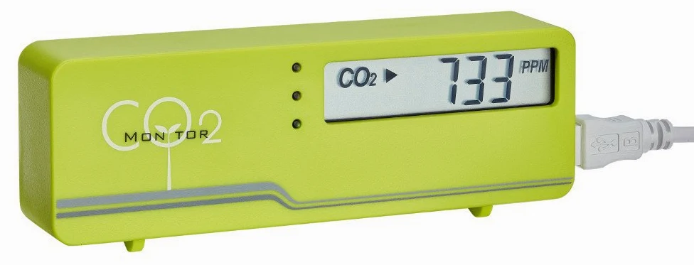 TFA Dostmann AirControl Monitoring Mini CO2 miernik TFA 31.5006 Air (zielony)