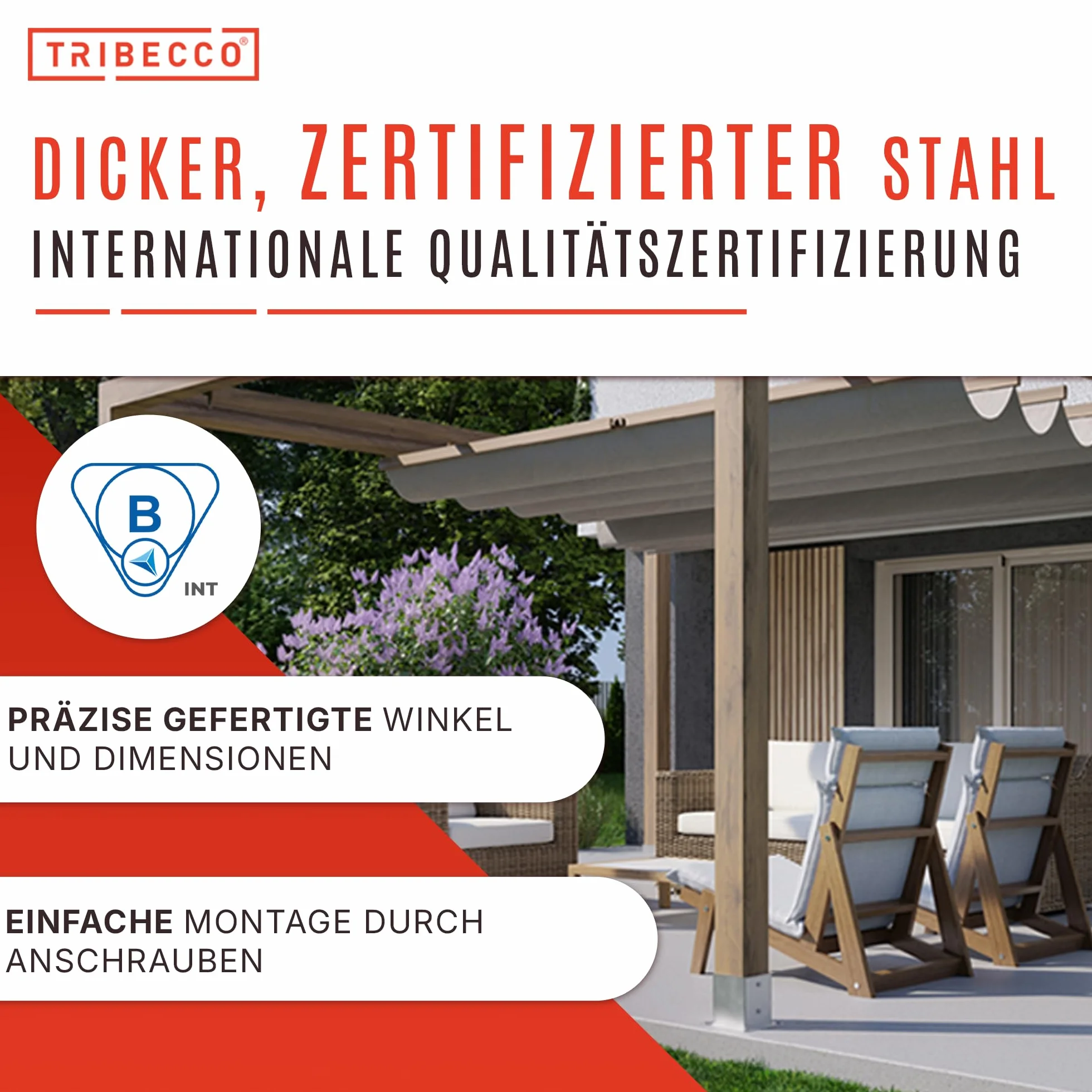 TRIBECCO® Tuleja przykręcana do słupków drewnianych czworokątnych, ocynkowana ogniowo (200 x 200 mm) słupki tuleja osadcza tuleja płyta podłogowa wspornik słupka kotwa