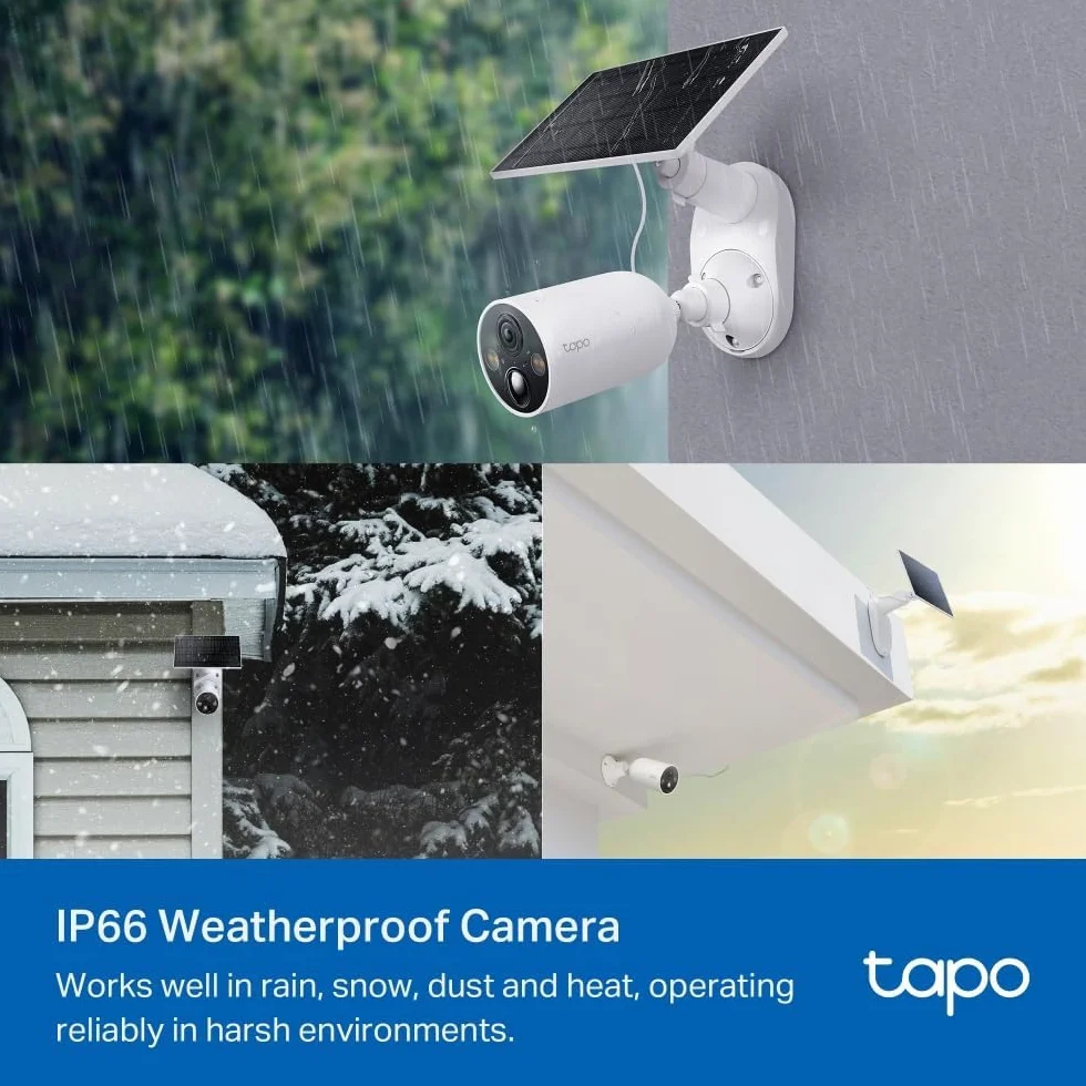 TP-Link Tapo C425 KIT Kamera zewnętrzna 2K QHD z baterią H200