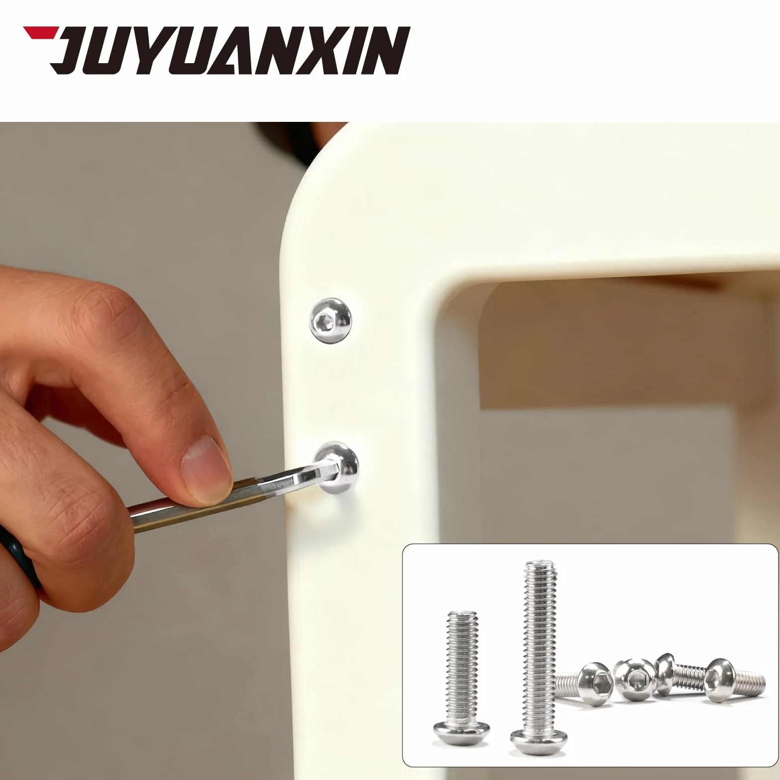 Zestaw 60 śrub M6 x 12 mm, śruby z łbem soczewkowym, zestaw nakrętek ze stali nierdzewnej, okrągłe śruby z łbem sześciokątnym z nakrętkami, śruby maszynowe, zestawy śrub gwintowanych i podkładek