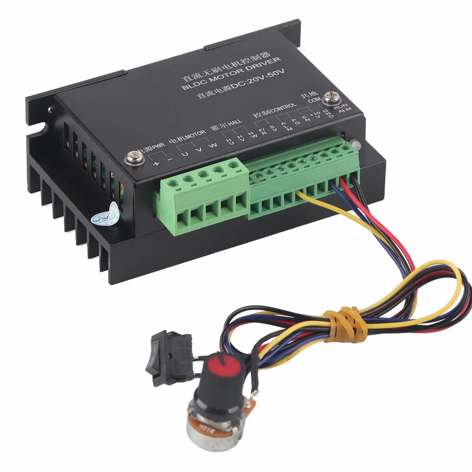 Sterownik sterownika silnika BLDC o wysokiej wydajności 500W wrzeciono bezszczotkowe CNC WS55 220 DC 48V do elektronarzędzi szlifierka jadeitowa