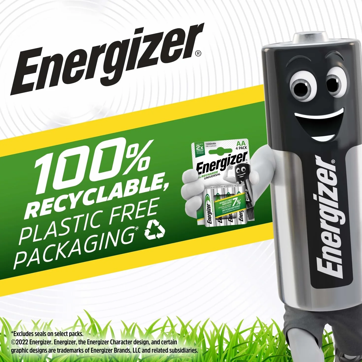 Energizer E301375700 Akumulatorki, 4 szt AAA