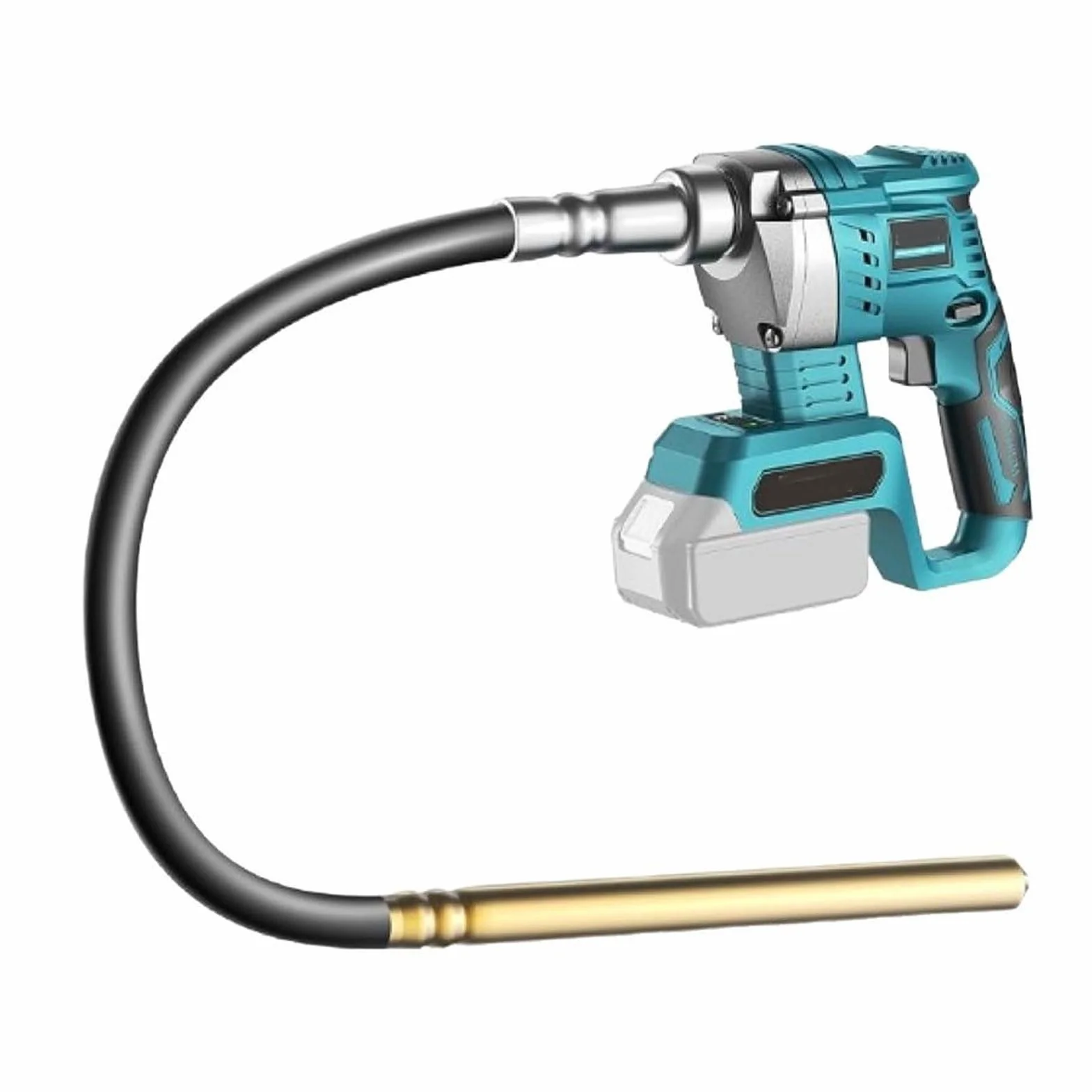 Jeffergarden Elektryczne Narzędzie Wibracyjne do Betonu Bezprzewodowy Wibrator do Betonu 18V 600W 6000RPM do Akumulatorów B L1815 B L1820 BL1530