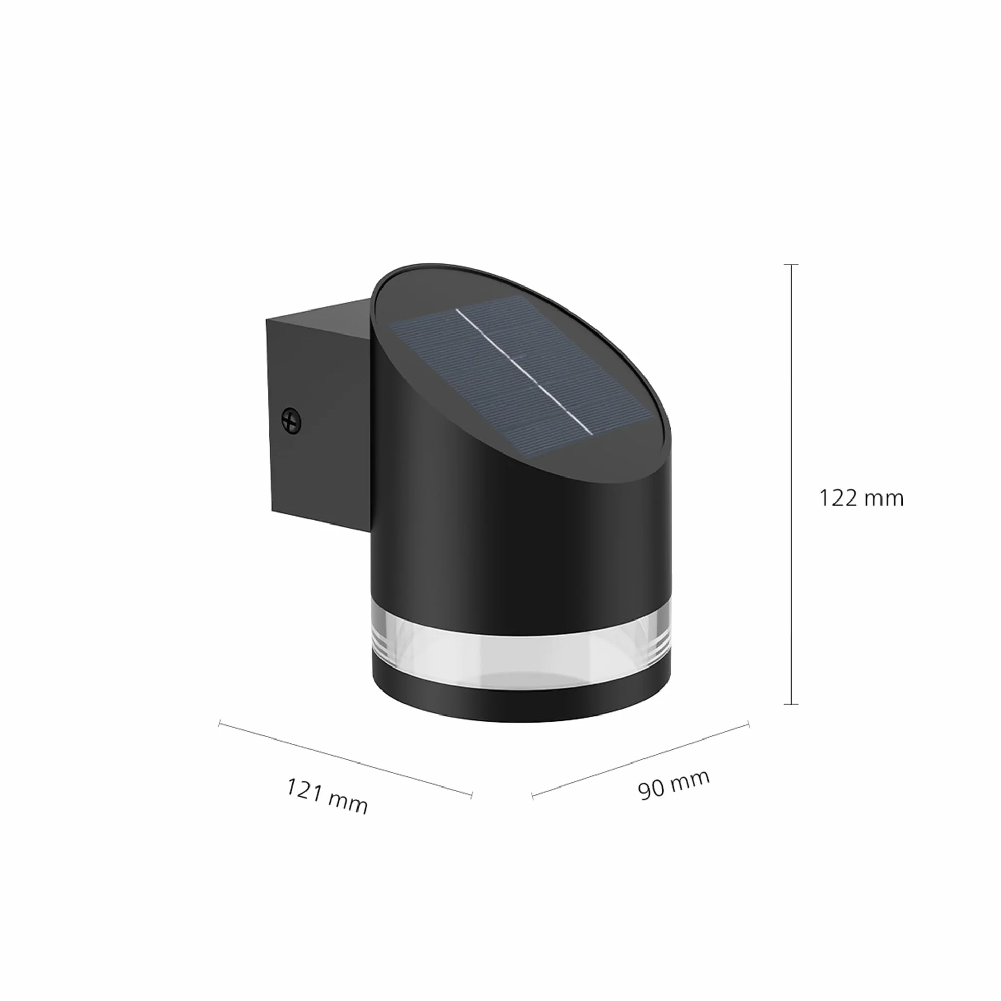 Philips Zewnętrzna Lampa Solarna Philips Fyve, 1.5 W, 2700 K, Czarna, Ip44 Pogodoodporność