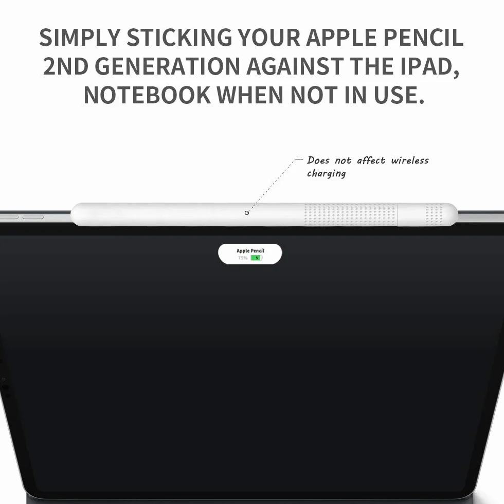 Skórzane Etui Silikonowe Kompatybilne z Apple Pencil 2nd Gen i iPad Pro 12,9" 3rd Gen