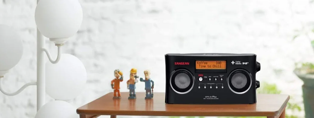 Sangean DPR-25+ Przenośne Radio Cyfrowe Czarny