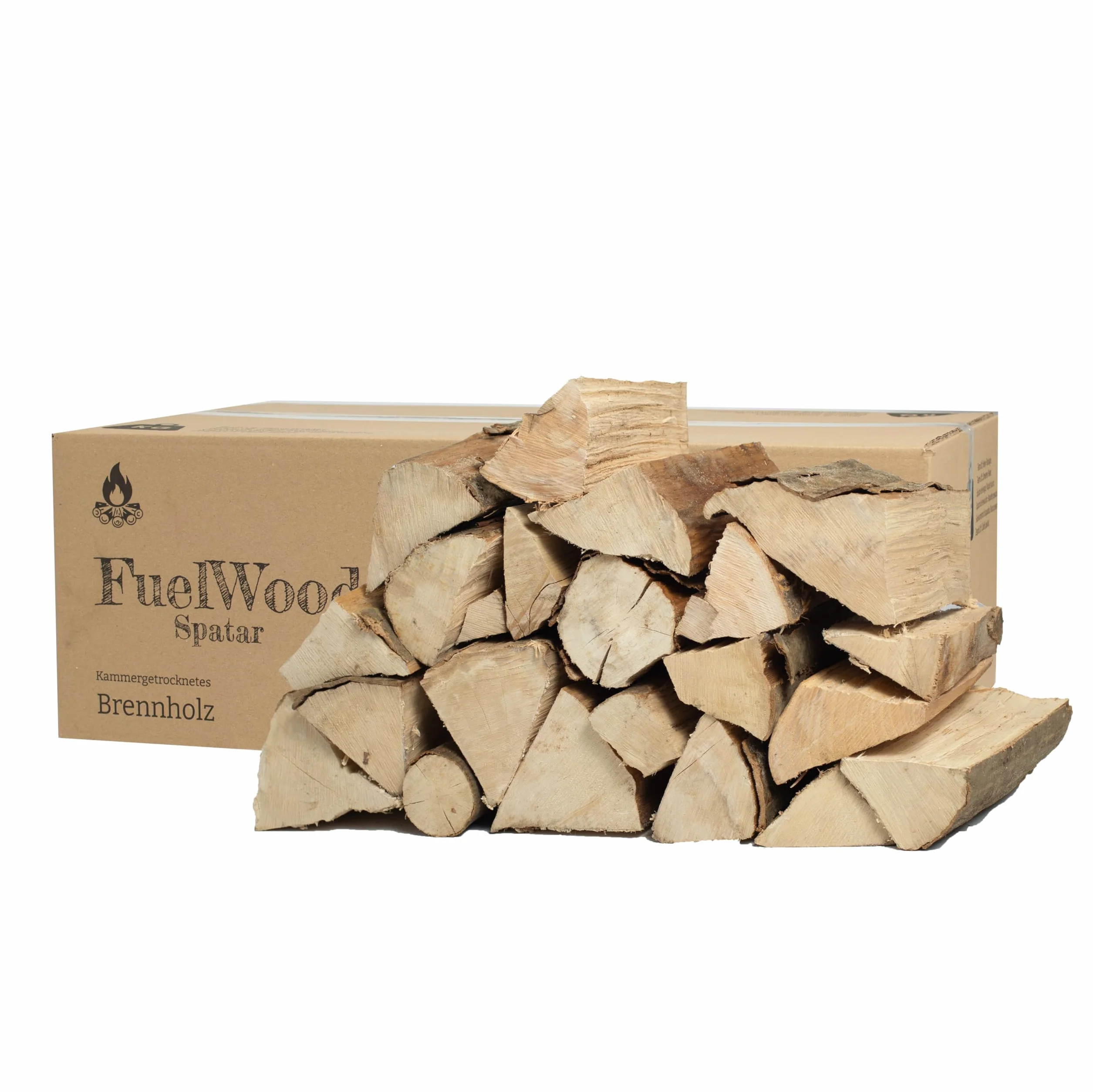 Drewno opałowe z grabu klasy premium, 45 l, suszone w piecu, 25 cm, poniżej 15% wilgotności – idealne do pieca, kominka, grilla i ogniska