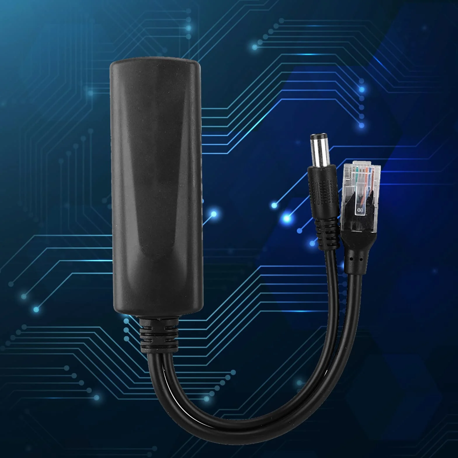 48 V – 12 V aktywny rozdzielacz POE, adapter wtykowy, rozdzielacz kabla, wtryskiwacz AP, zasilanie izolowane, z wyjściem DC 12 V, rozdzielacz PoE do kamery IP CCTV