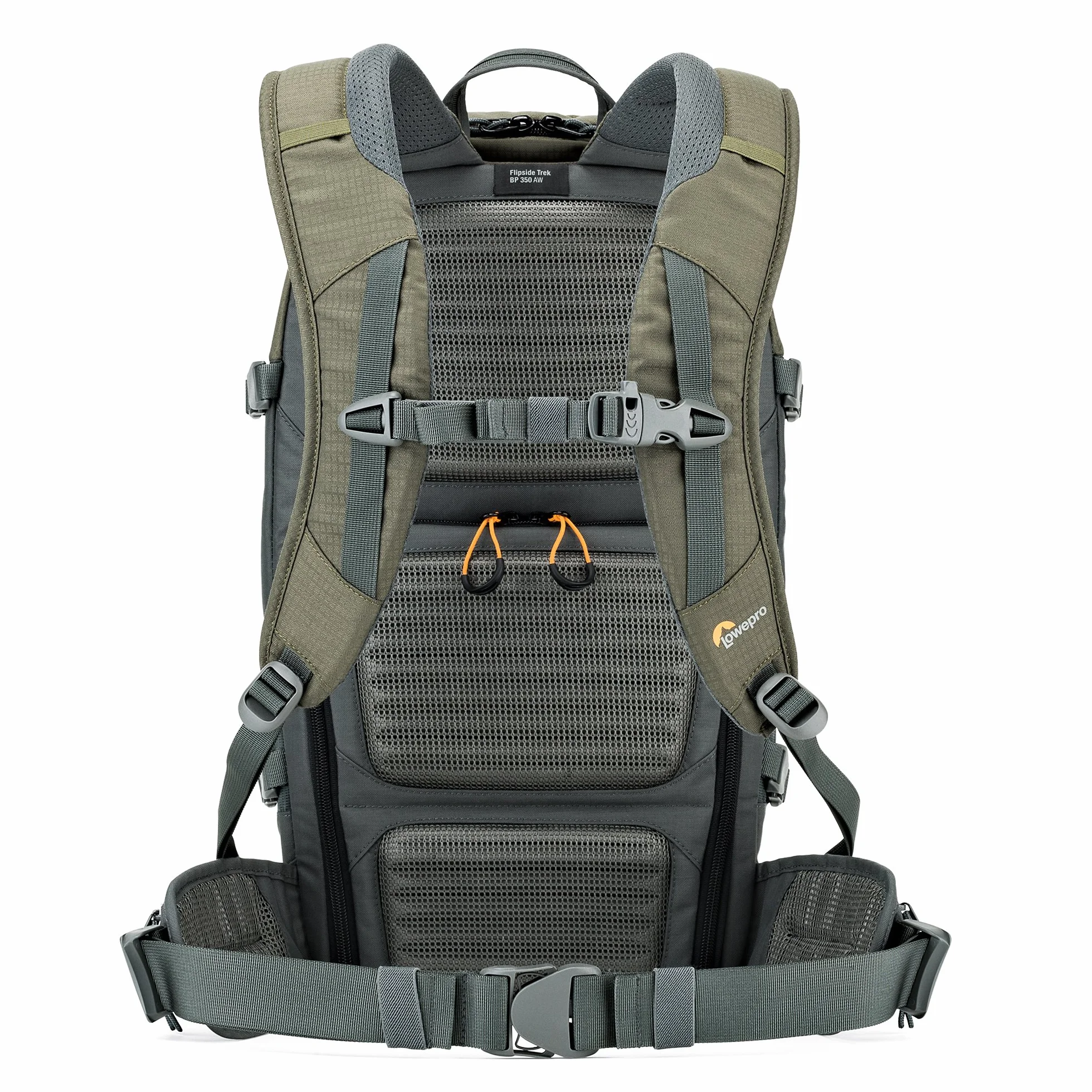 Lowepro Flipside Trek 350 AW plecak, na aparat fotograficzny, na lustrzankę cyfrową i wiele obiektywów, torba na tablet, akcesoria do aparatu, statyw, kolor szary