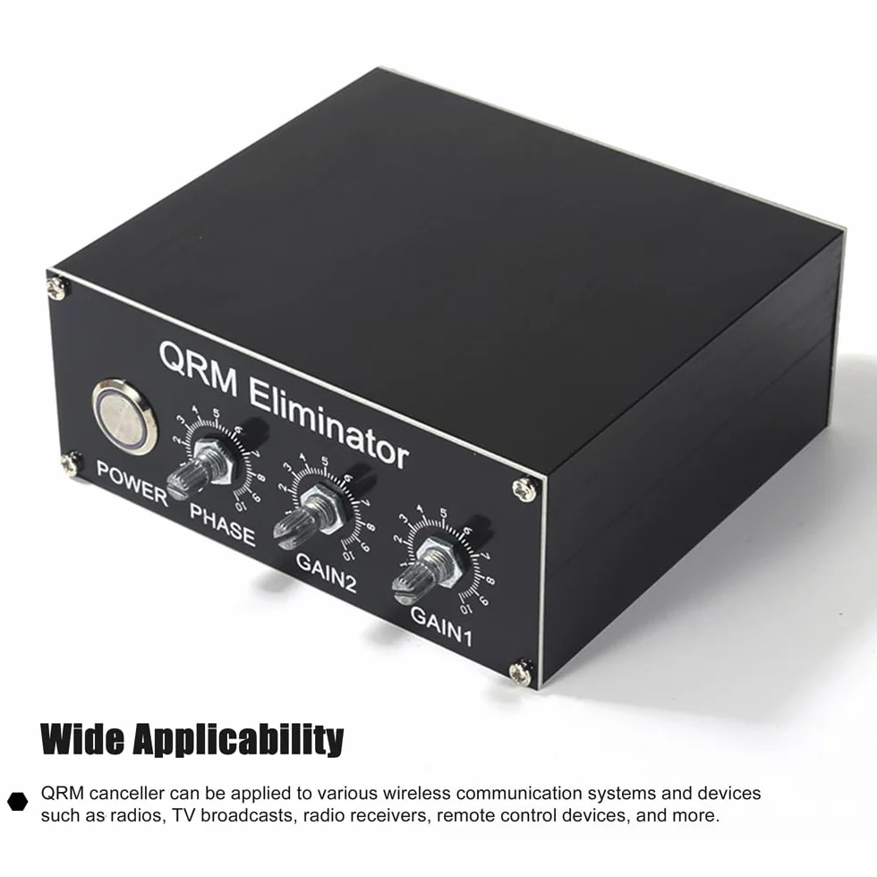 Eliminator QRM Phase X Control PTT 1-30 Band HF zintegrowany ze stopu aluminium