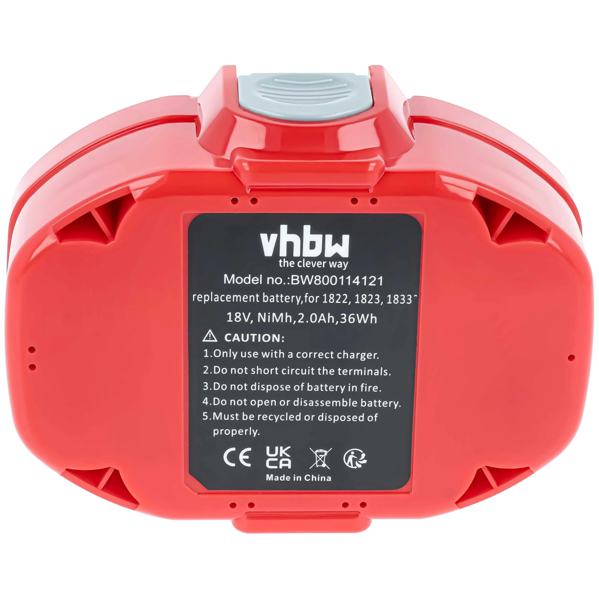 vhbw 3 x NiMH akumulator 2000 mAh (18 V) pasujący do elektronarzędzi narzędzia Powertools Tools Makita 8443DWDE, 8443DWFE, 8444DWDE, 8444DWFE, BMR100, DK1016DL