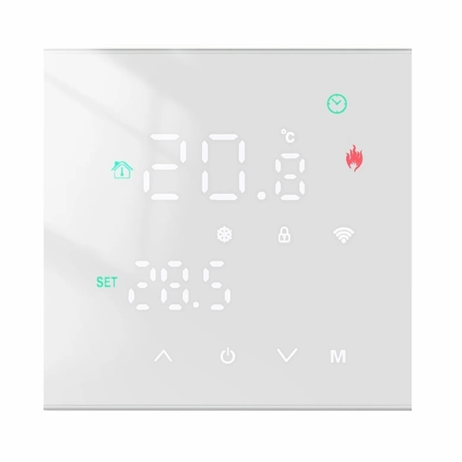 Inteligentny regulator temperatury termostatu WiFi do ogrzewania wody/elektrycznej podłogi/kocioł gazowy OszczęDza Energię I Koszty Ogrzewania(Electric 16A WiFi)