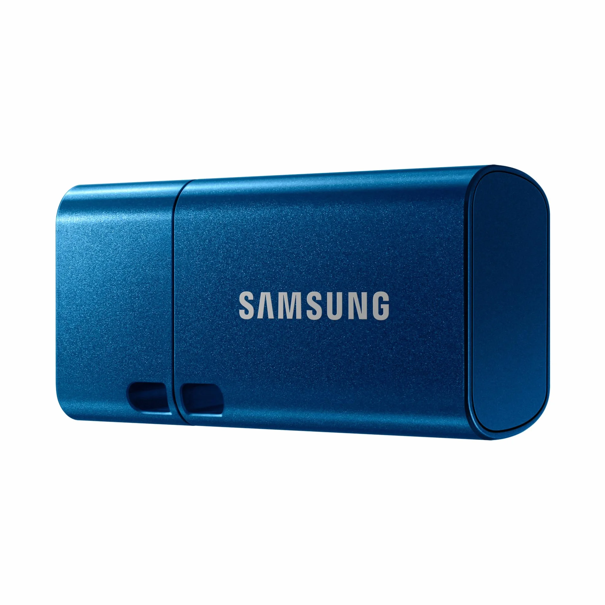 Pendrive Samsung, USB-C, 256 GB, prędkość odczytu 400 MB/s, prędkość zapisu 110 MB/s, pamięć flash USB 3.1 do notebooków, tabletów i smartfonów, niebieski, MUF-256DA/APC