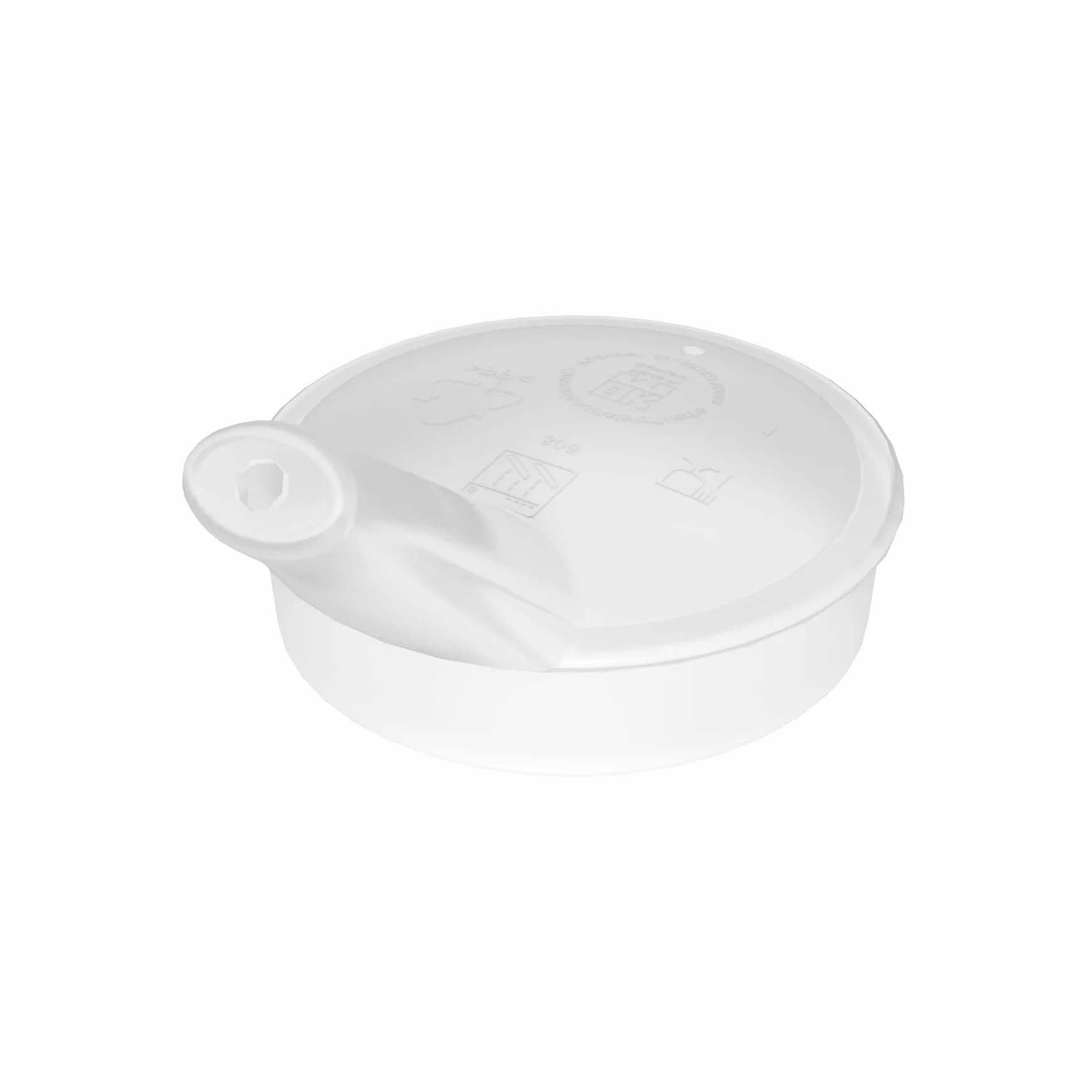 Ornamin Ornamin M207-32 Kubek z Pokrywką, Fioletowy/Biały, 160 ml