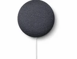 Google Nest Mini czarny + czarny stojak