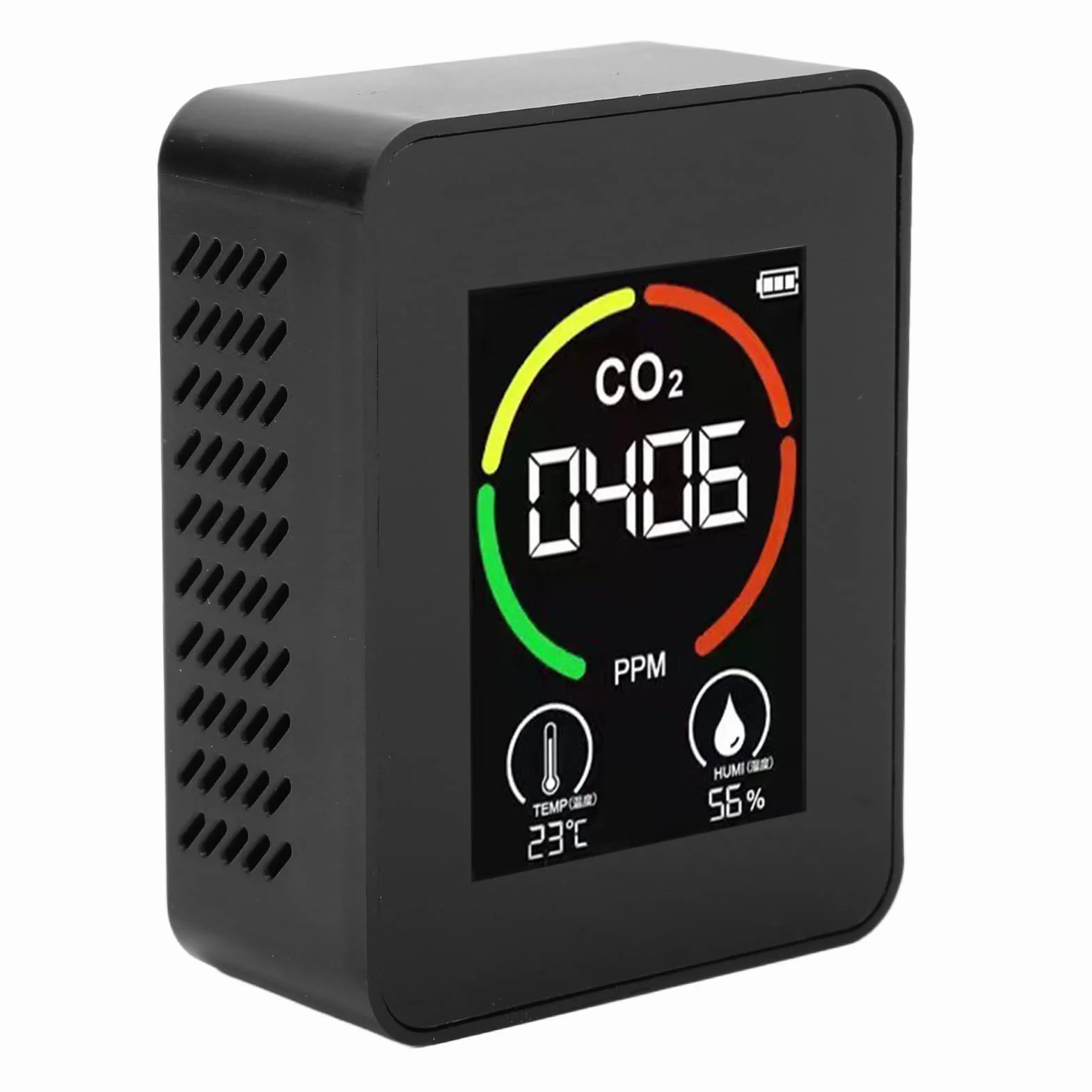 Detektor CO2 Monitor Jakości Powietrza z Czujnikiem TVOC, Monitor w Czasie Rzeczywistym, łatwy Odczyt, Szerokie Możliwości
