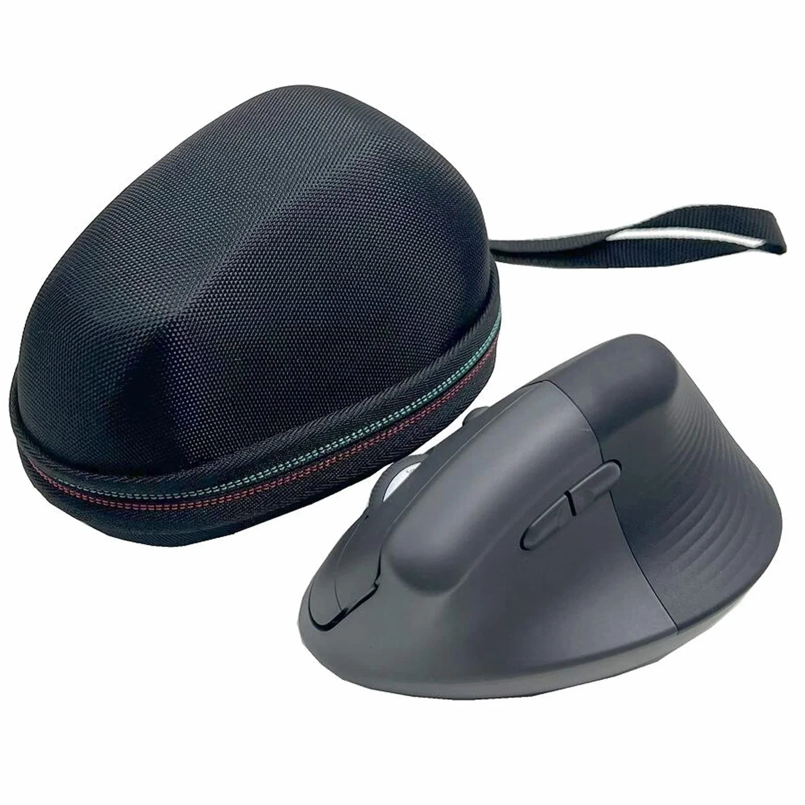 Twardy Futerał Podróżny do Lift Vertical Ergonomic Mouse, Przenośna Torba na Mysz do Przechowywania z Paskiem na Rękę