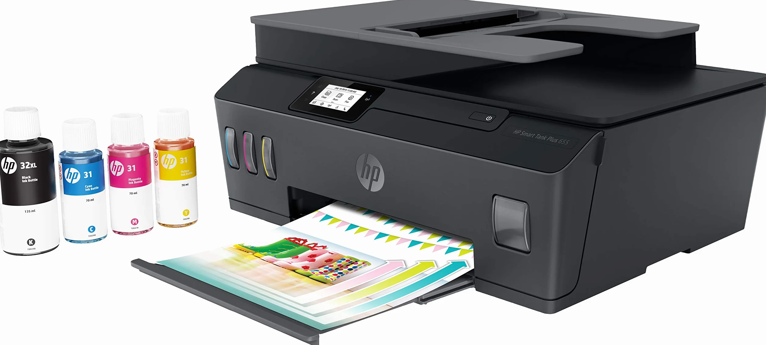 Hp Smart Tank Plus 655 Y0F74A#BHC Drukarka Atramentowa, A4, Czarny