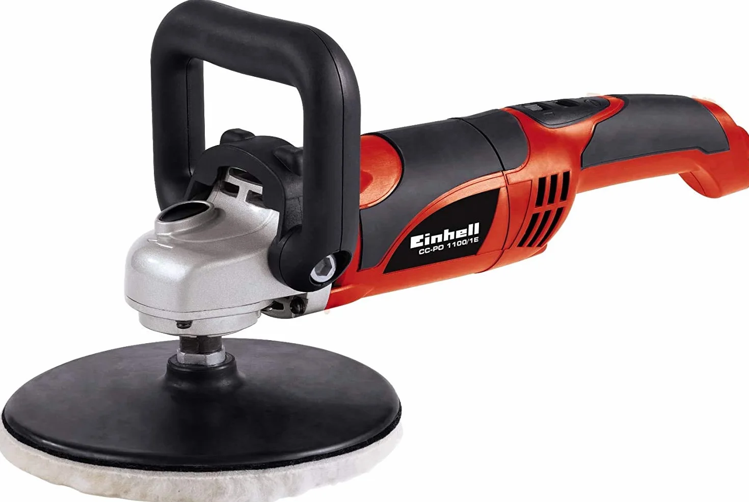 Einhell Cc-Po 1100/1E Polerka, Czarny/Czerwony, 180 mm