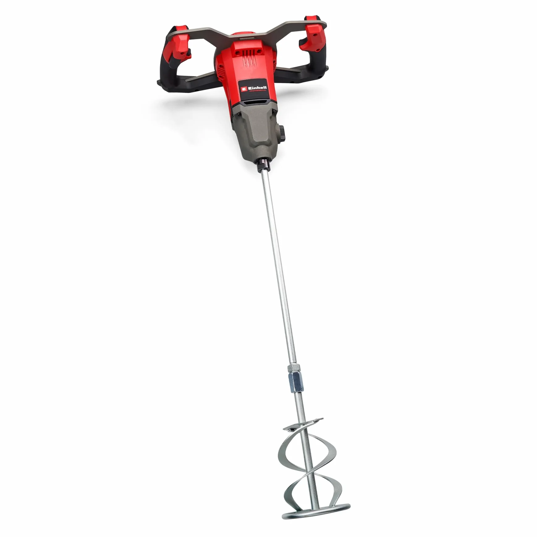 Einhell TP-MX 1700-2 CE mikser do farb i zapraw (1700 W, przyłącze M14, elektroniczna regulacja prędkości, 2-biegowa przekładnia, miękki start, w zestawie 1 x mieszadło Ø 120 mm) i 2 klucze nasadowe)