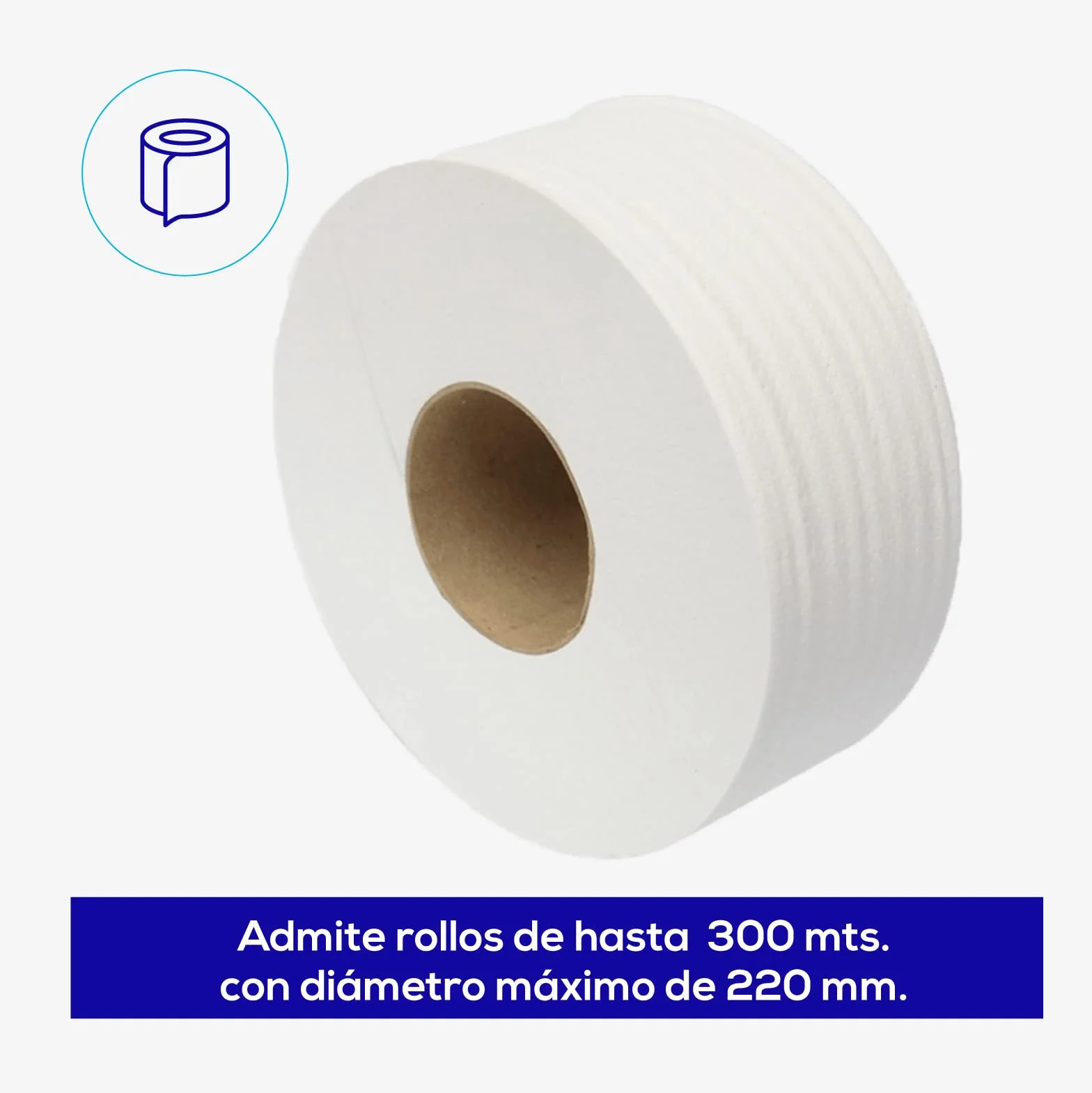 Jofel AE21300 - klasyczny uchwyt na papier toaletowy z satynowanej stali nierdzewnej, nierdzewny.