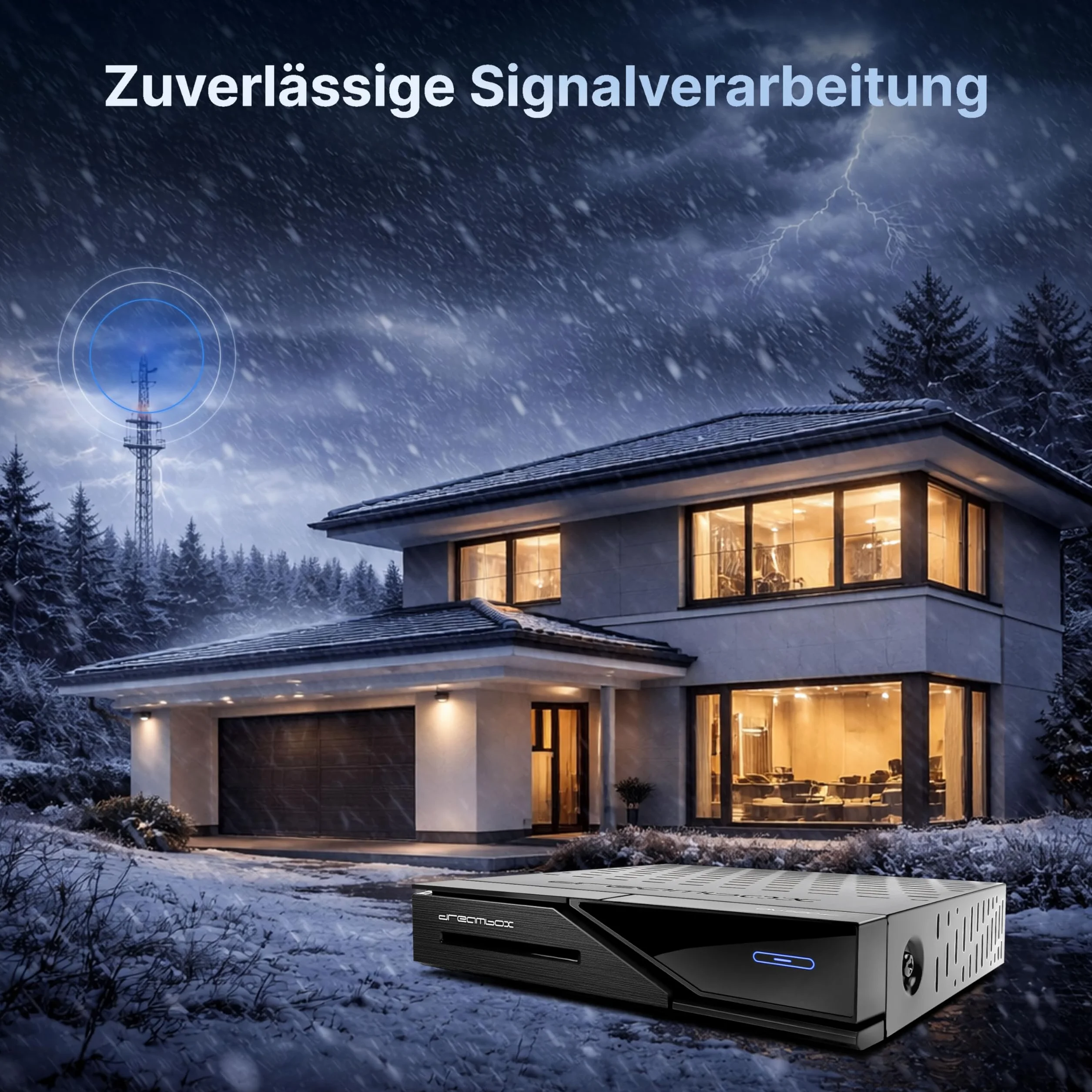 Dreambox Dm520 Mini 13484 Mini Hd Tuner Dvb, Czarny