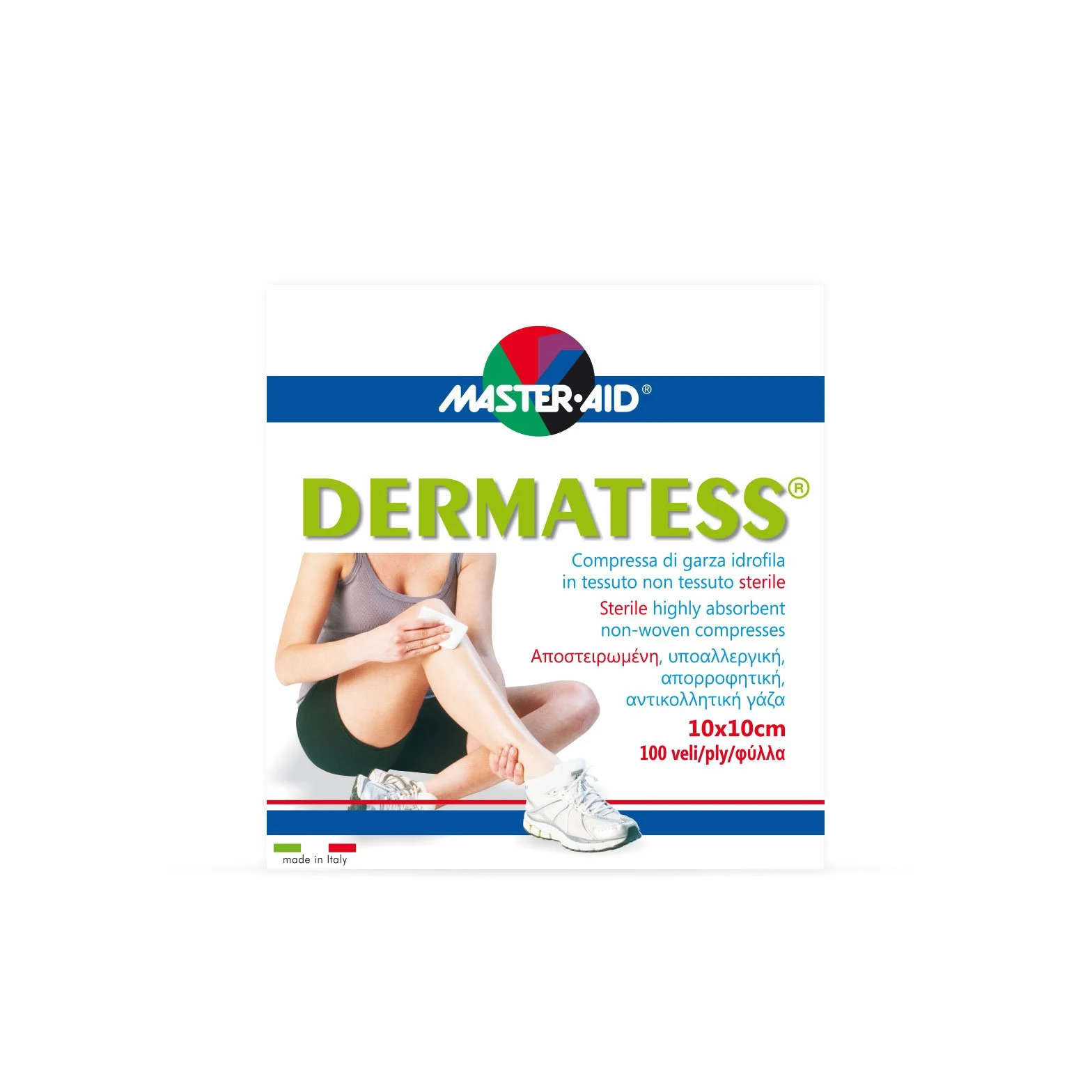 Dermatess Reiher 10 x 10 cm 100pz