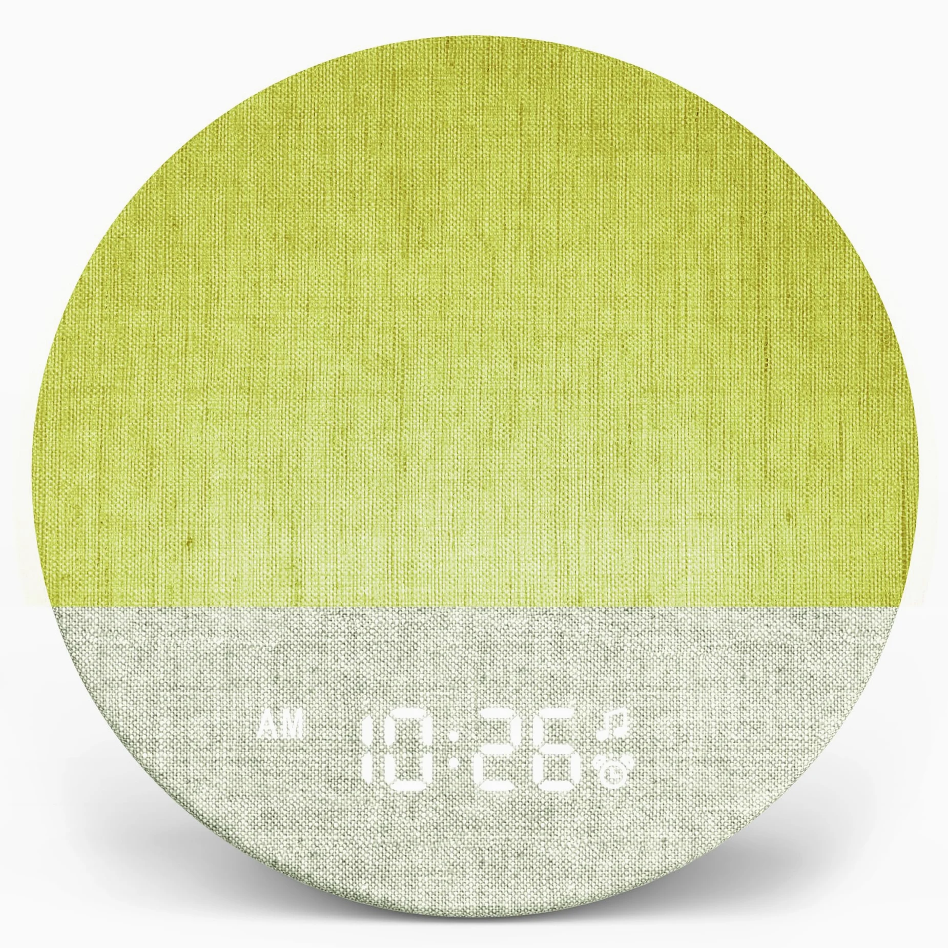 Dreamegg Budzik z symulacją wschodu słońca, budzik z białym szumem, z 29 uspokajającymi dźwiękami, możliwość ściemniania, 9 RGB lampka nocna, do sypialni, khaki