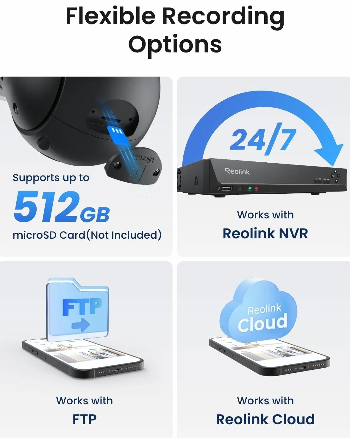 Reolink TrackMix PoE Kamera Bezpieczeństwa 4K Dual-Lens PTZ z 6-krotnym Zoomem Hybrydowym, Obrotem 355°, Pochyleniem 90°