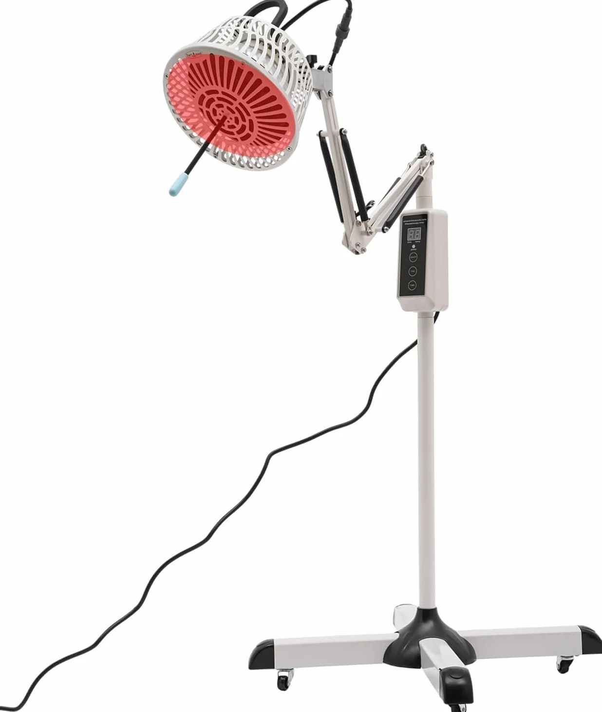 Lampa Akupunkturowa TDP 300 W, Ciepło Mineralne, Lampa Grzewcza Na Podczerwień, Timer 30/60/90 Min, Lampa Moxalowa, Terapeutyczna, Promiennik Na Plecy, Kark, Ramiona