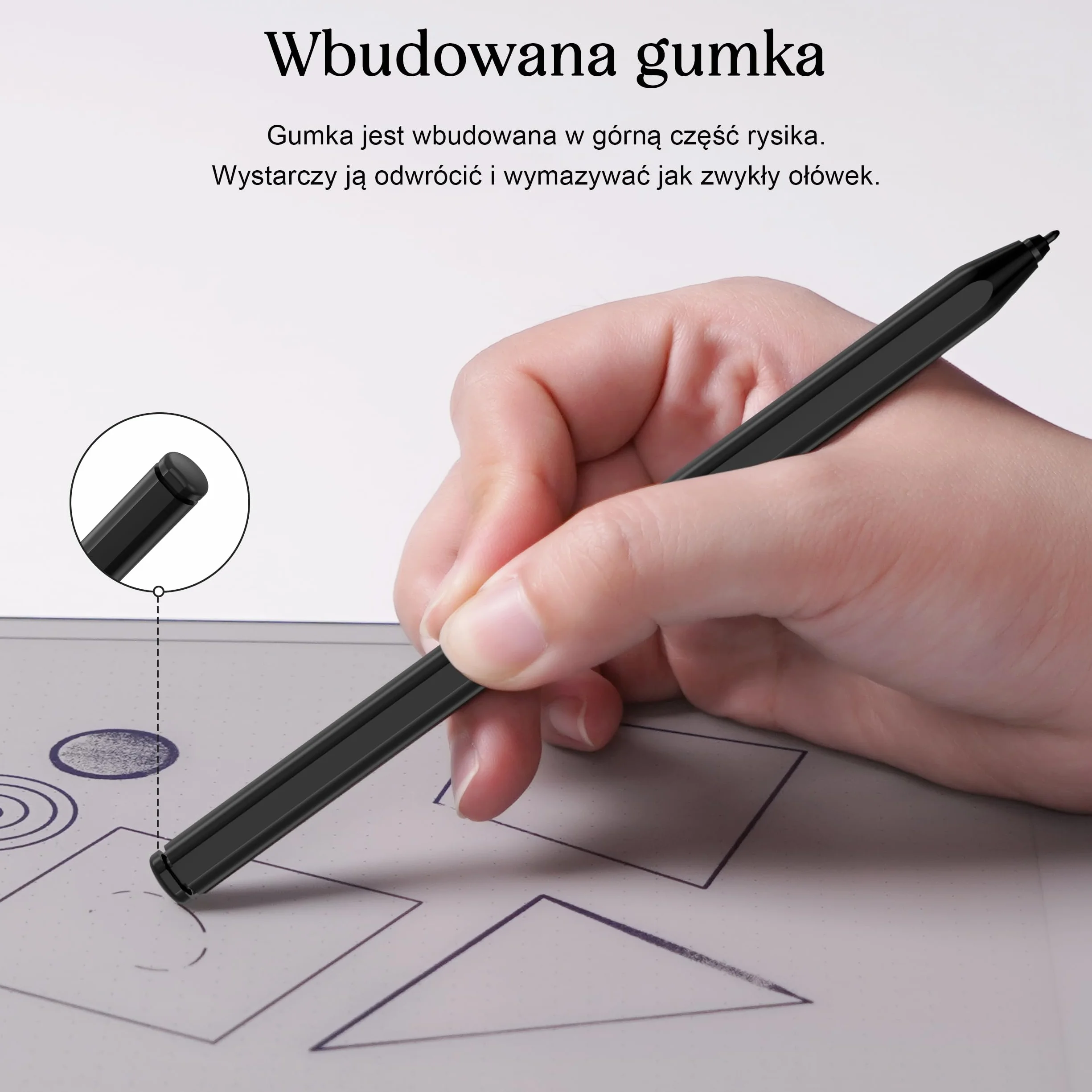 S Pen do Galaxy Tab S9 Samsung Pen z funkcją rozpoznawania dłoni i magnetycznym uchwytem, 4096 poziomów czułości nacisku. Pióro EMR pasuje do Remarkable 2/Samsung/Kindle/Onyx/Wacom/HP