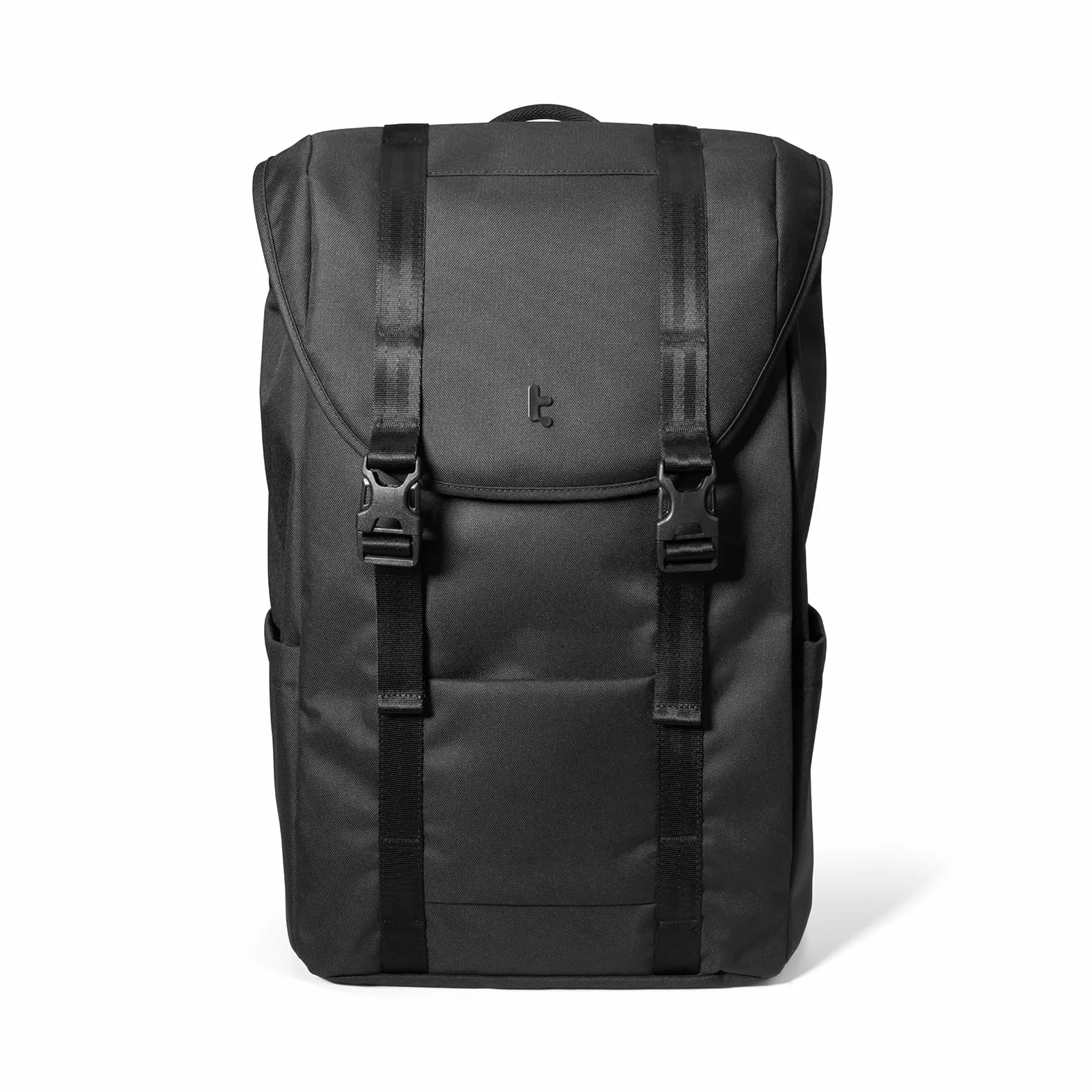 tomtoc Plecak na laptopa dla kobiet, mężczyzn, plecak na co dzień w stylu vintage z 22 litrami na co dzień, czas wolny, szkoła wyższa, klasyczne pasują do laptopów 13-15,6 cala, Czysta Czarny