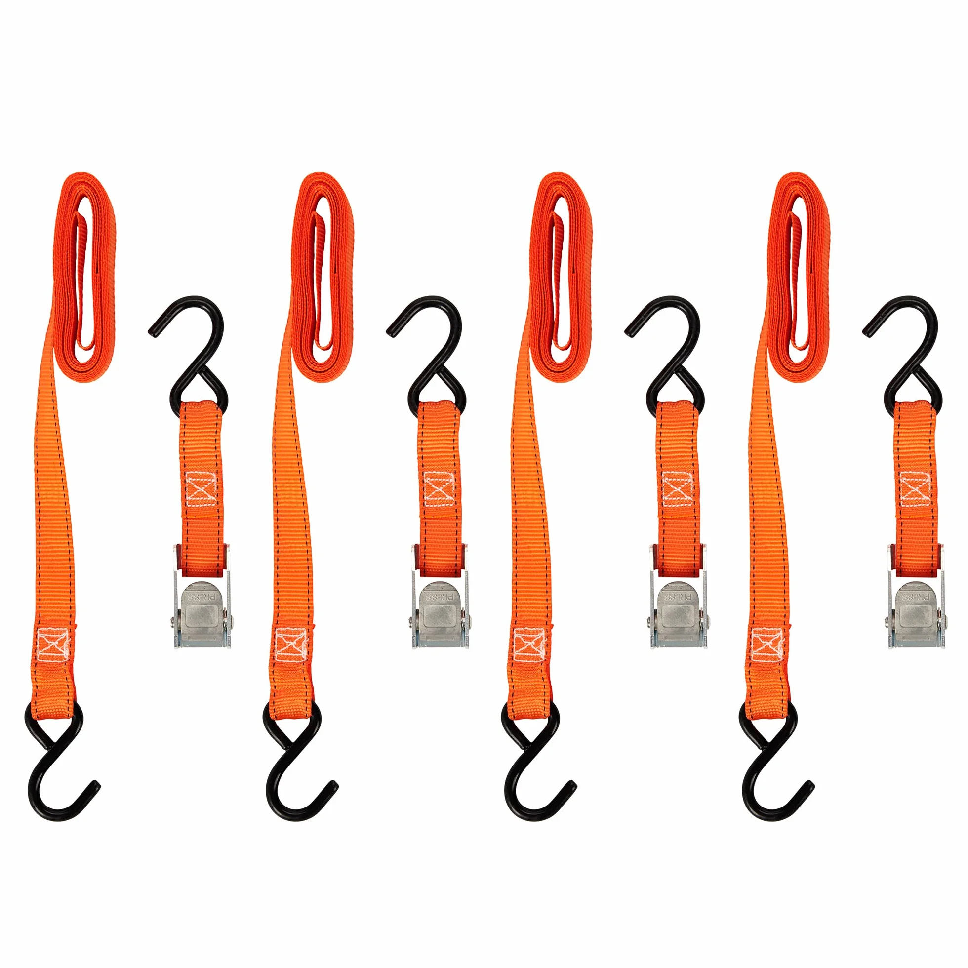 Keeper 5105 10 'Cam Buckle Tie-Down, 136.1 kg WLL (408.2 kg), 4 szt., i-Pack