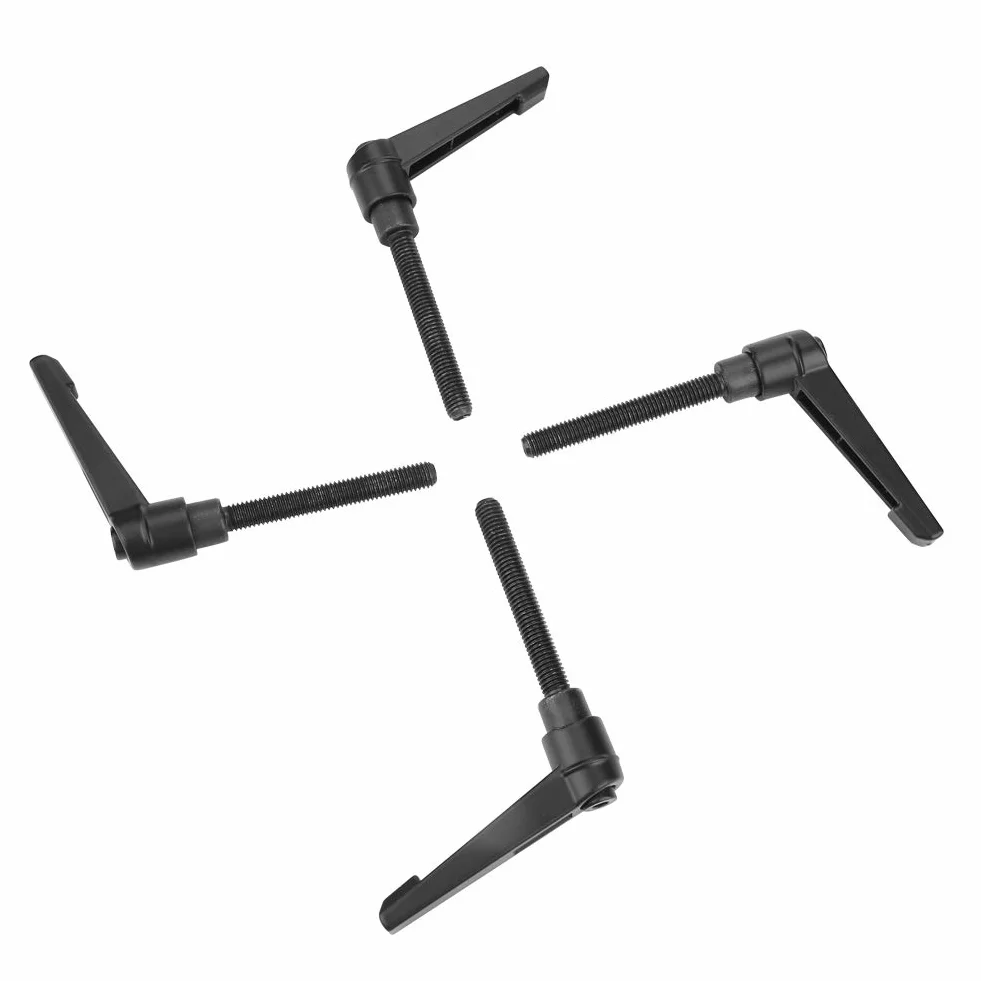 4 sztuk dźwignia zaciskowa uchwyt M8 gwint męski metalowe gałki maszynowe regulowany uchwyt mocujący 25 MM