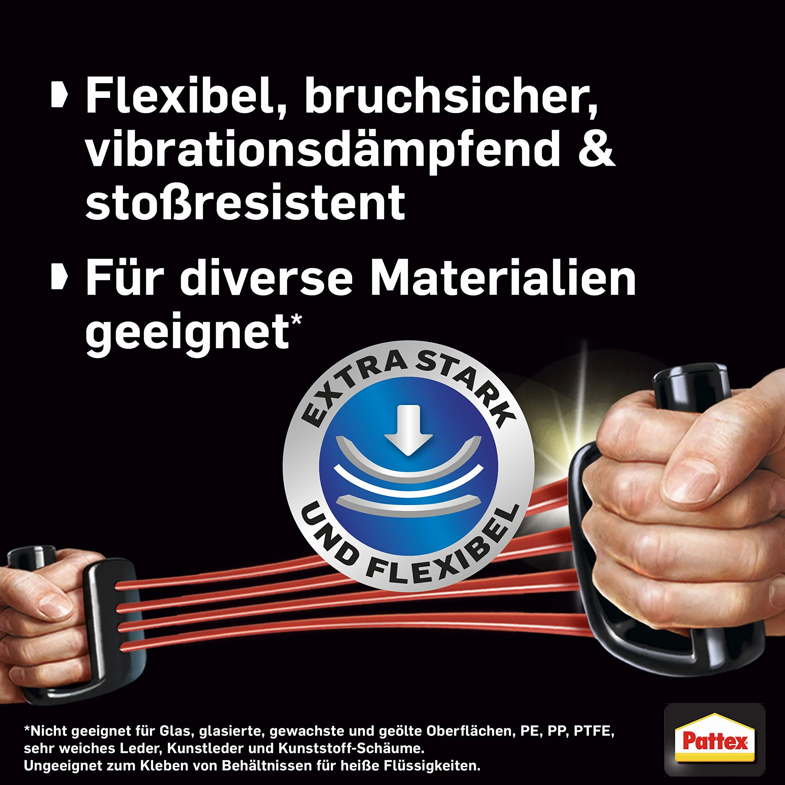 Pattex Klej błyskawiczny Ultra Gel Mini Trio, bardzo mocny i elastyczny superklej w 3 tubkach, klej błyskawiczny w żelu np. do gumy, skóry, drewna, tubka 3 x 1 g, 9H PSMG3