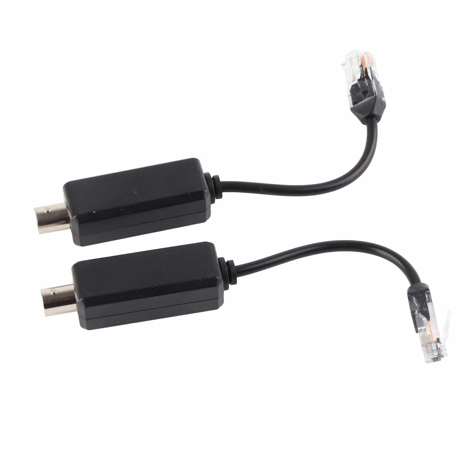 Adapter moca do ethernet over coax ethernet over coax 17×9×3 1 para 10 100 Mb/s 1 kanał pasywny ip koncentryczny nadajnik odbiornik przedłużacz do kamery ip nvr koncentryczny