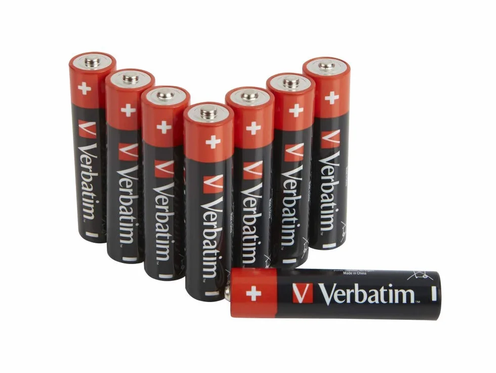 Verbatim Baterie alkaliczne AAA LR03 1,5 V 8 sztuk
