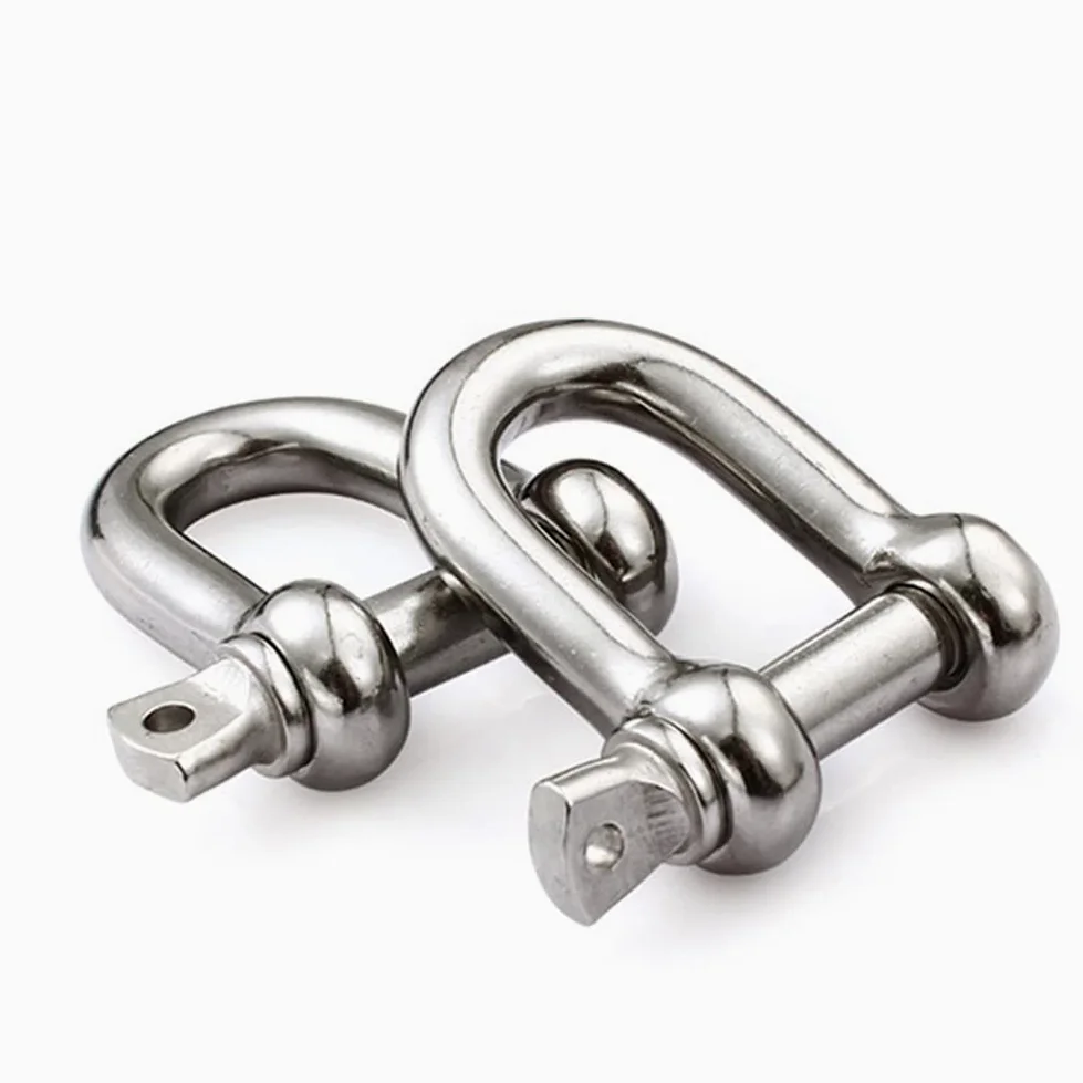 Kość spiralna w kształcie litery U 10 sztuk, zapięcie ze stali nierdzewnej, 10 sztuk/partia klamra kablowa ze stali nierdzewnej M4/M5/M6/M8 spinki do mankietów w kształcie litery D szekla typu U zawie