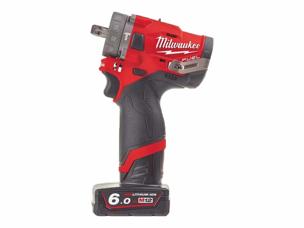 Milwaukee Milm12Fid0 Wkrętak Udarowy, Czerwony/Czarny, 19.5 x 7.4 x 16.8 cm