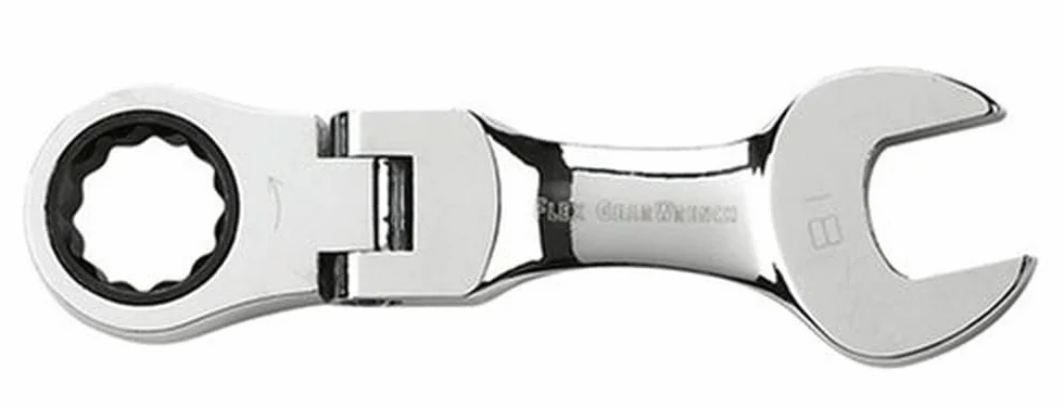 GearWrench 12-częściowy klucz płasko-oczkowy z grzechotką, 18 mm - 9559