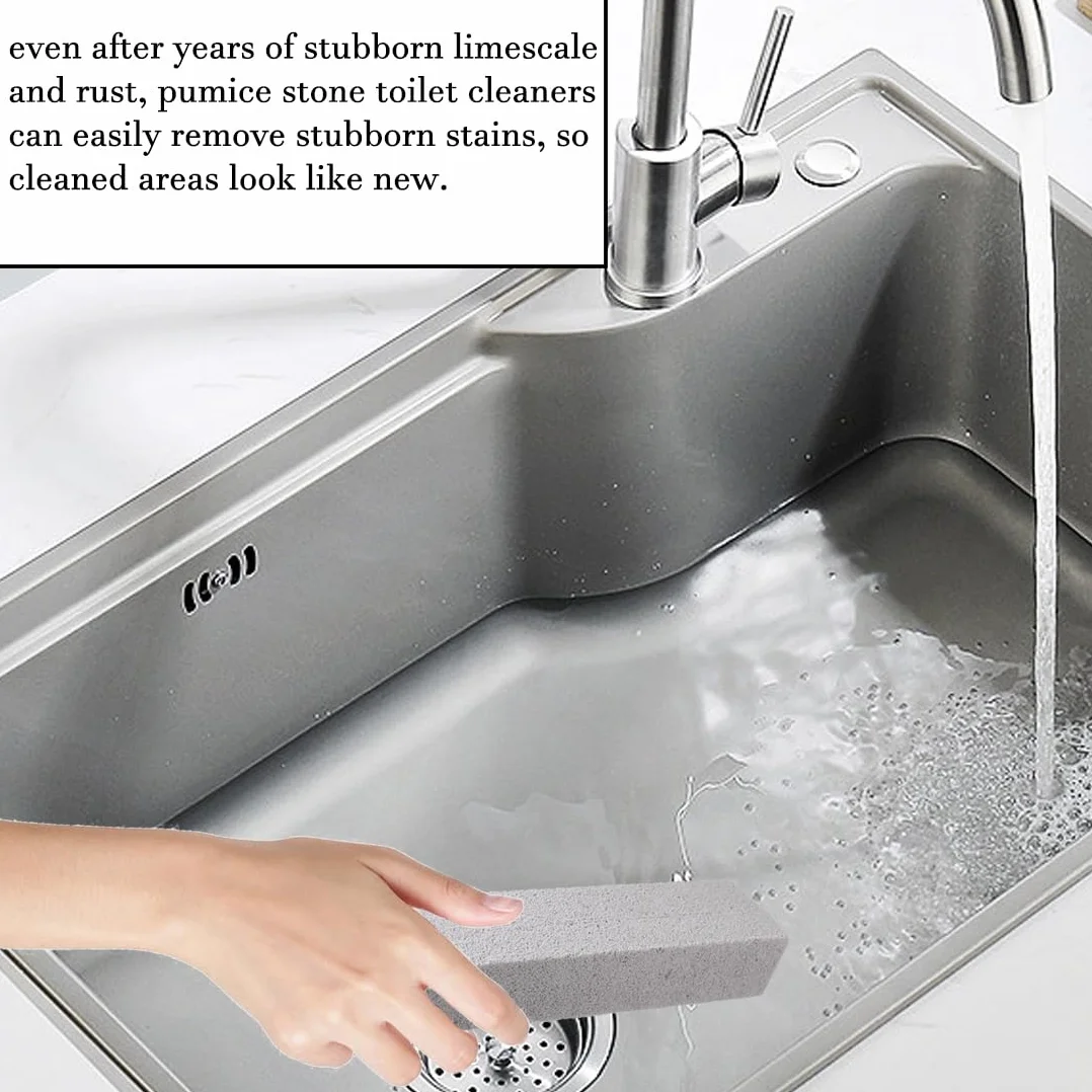 Pumice Stone środek do czyszczenia WC z pumeksem – skuteczny środek do czyszczenia toalety z kamienia moczowego i kamienia – uniwersalny blok do czyszczenia WC i bloku do czyszczenia grilla (10 sztuk)