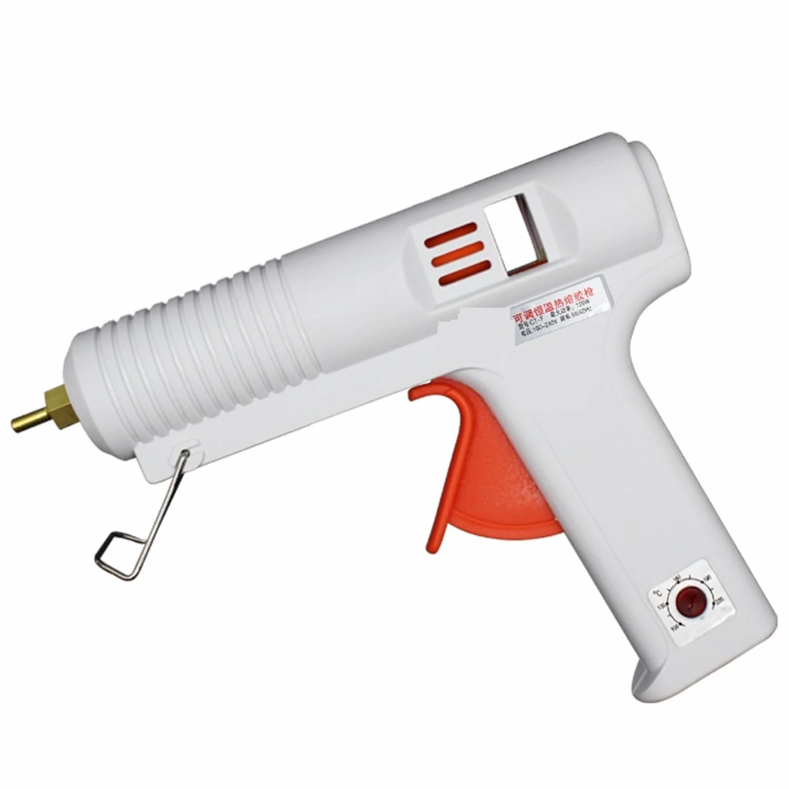 Pistolet do klejenia na gorąco, 120 W HOT MET KLEM Pistolet Smart Regulowany Temperaturę Miedzianą Dyszę Grzeźnik Swentura Lufy 11 Mm Narzędzie Do Naprawy Rzemieślniczej