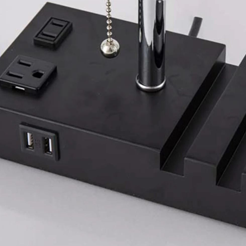 Lampa stołowa z funkcją ładowania, złącze USB A+C, lampki biurkowe, lampki do czytania, abażur lniany, metalowa podstawa, lampki nocne z włącznikiem, sypialnia, salon, biała