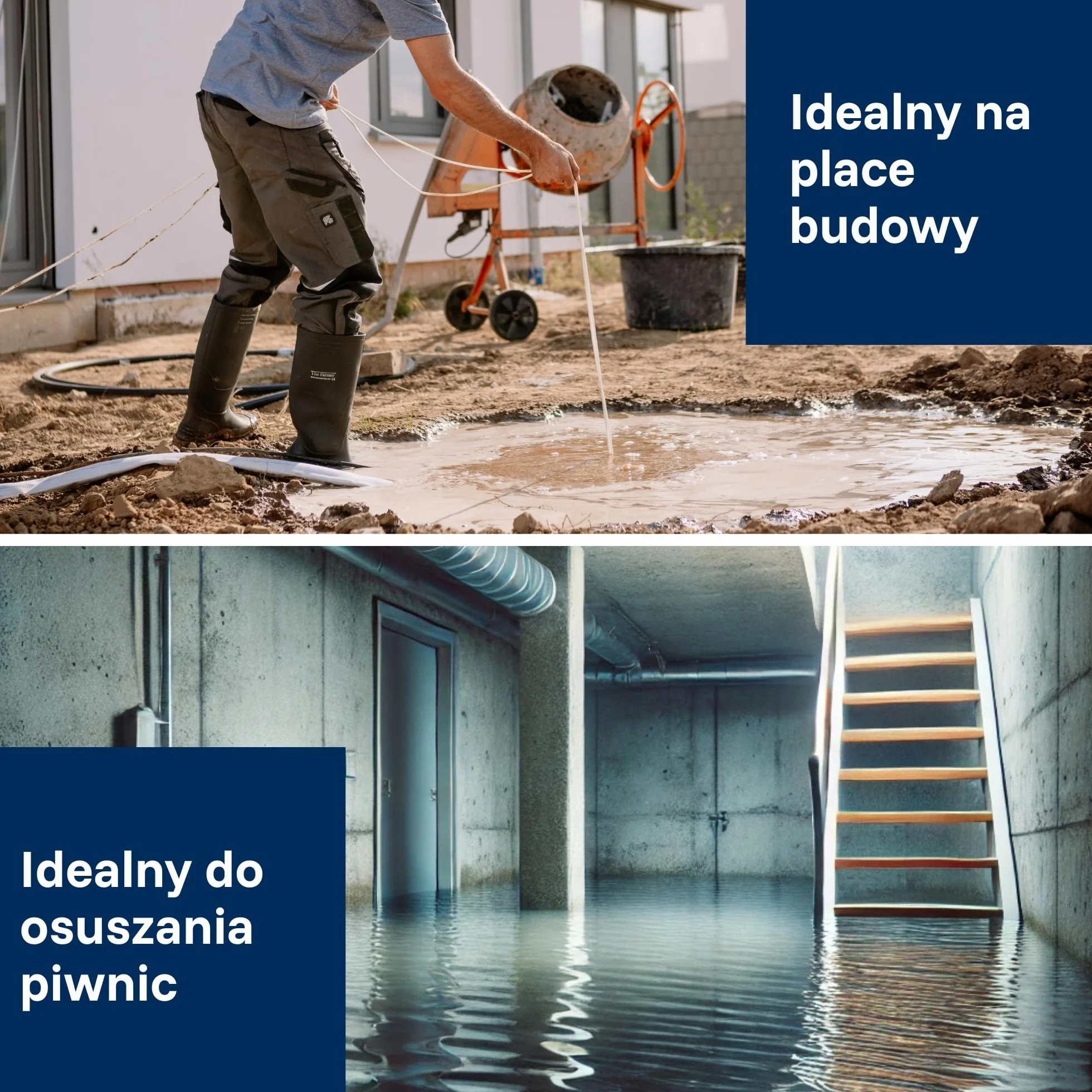 T.I.P. Pompa Zanurzeniowa TVX 7000 7000 l/h Stal Nierdzewna Automatyczny Pływakowy Wyłącznik
