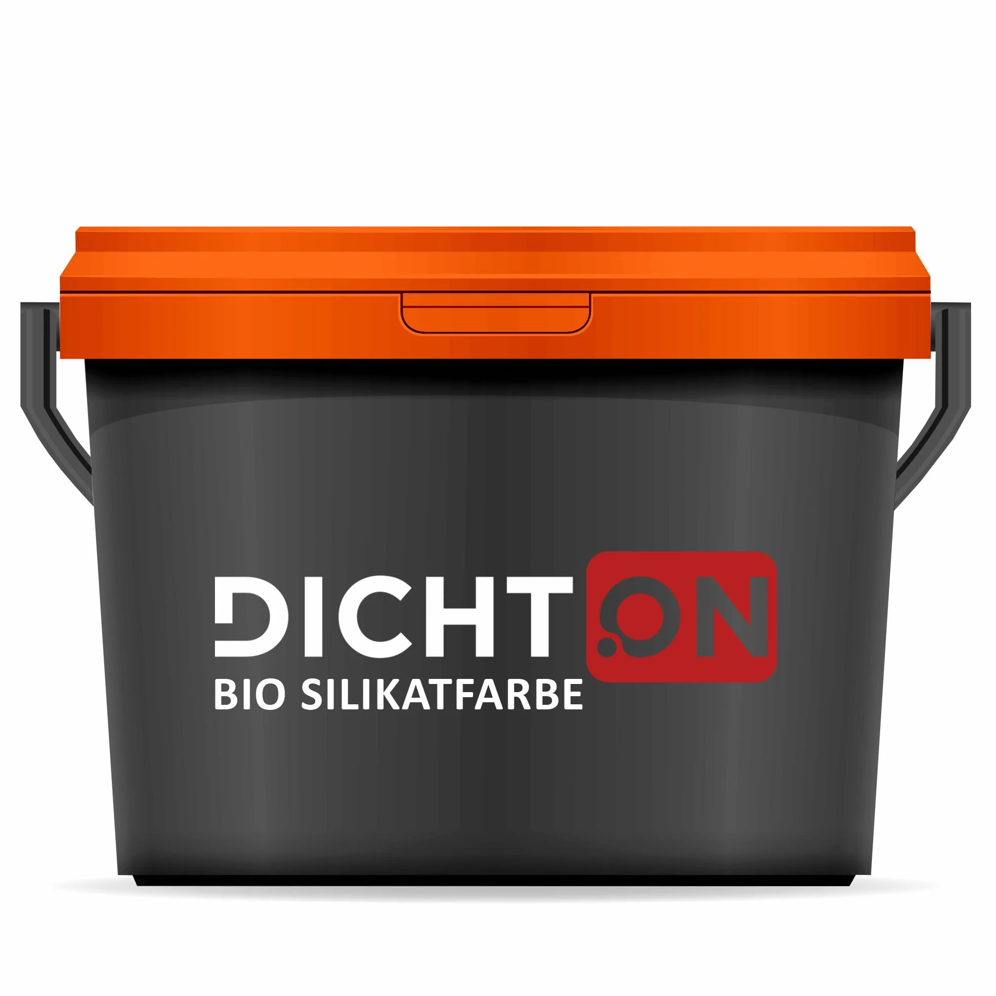 DICHTON Bio farba krzemianowa wewnątrz 5 l, biała, farba krzemianowa do wnętrz, farba ścienna, farba mineralna do betonu, gipsu, tynku, raufaza w łazience, kuchni, garażu – neutralna dla alergików,