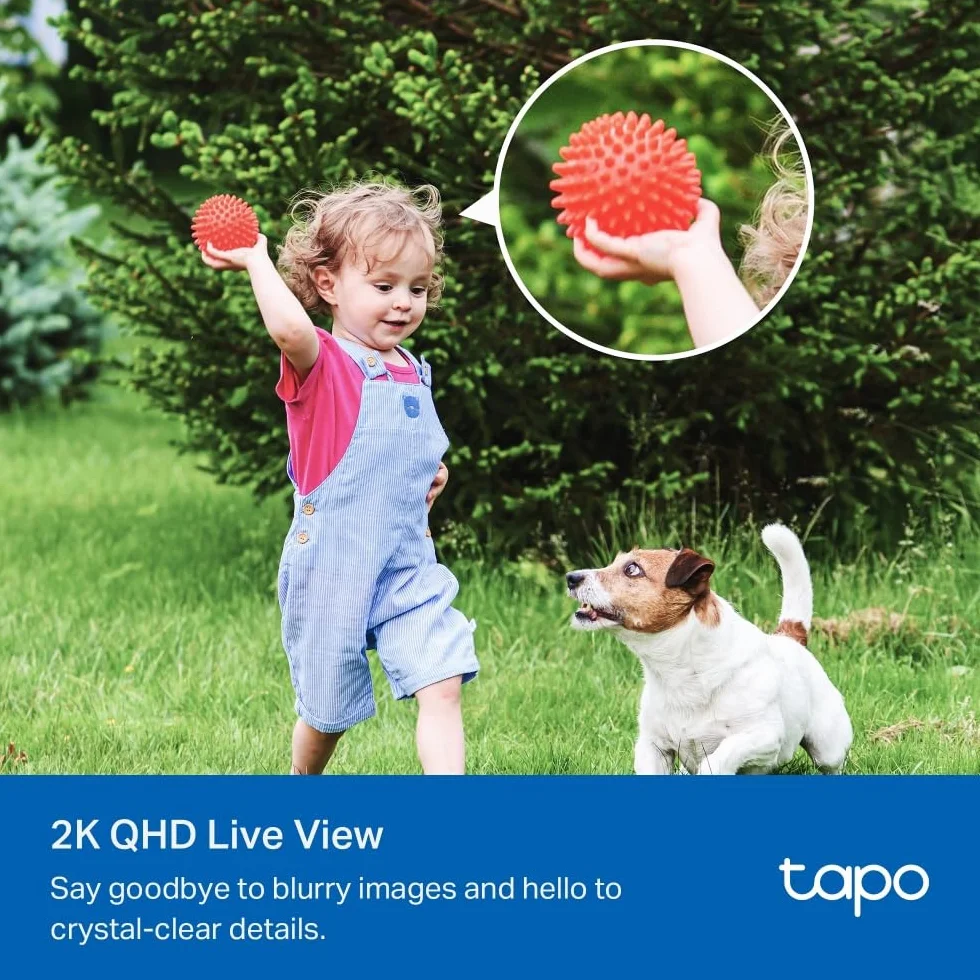 TP-Link Tapo C425 KIT Kamera zewnętrzna 2K QHD z baterią H200
