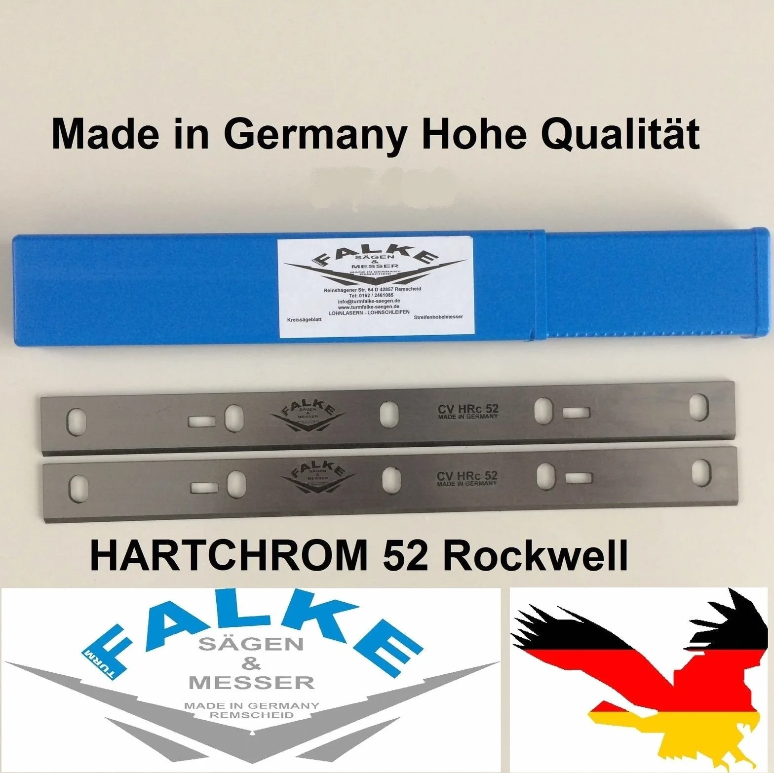 Bernardo nóż do strugania PT-250 (6 sztuk) 258 x 22 x 2 mm wysoka jakość