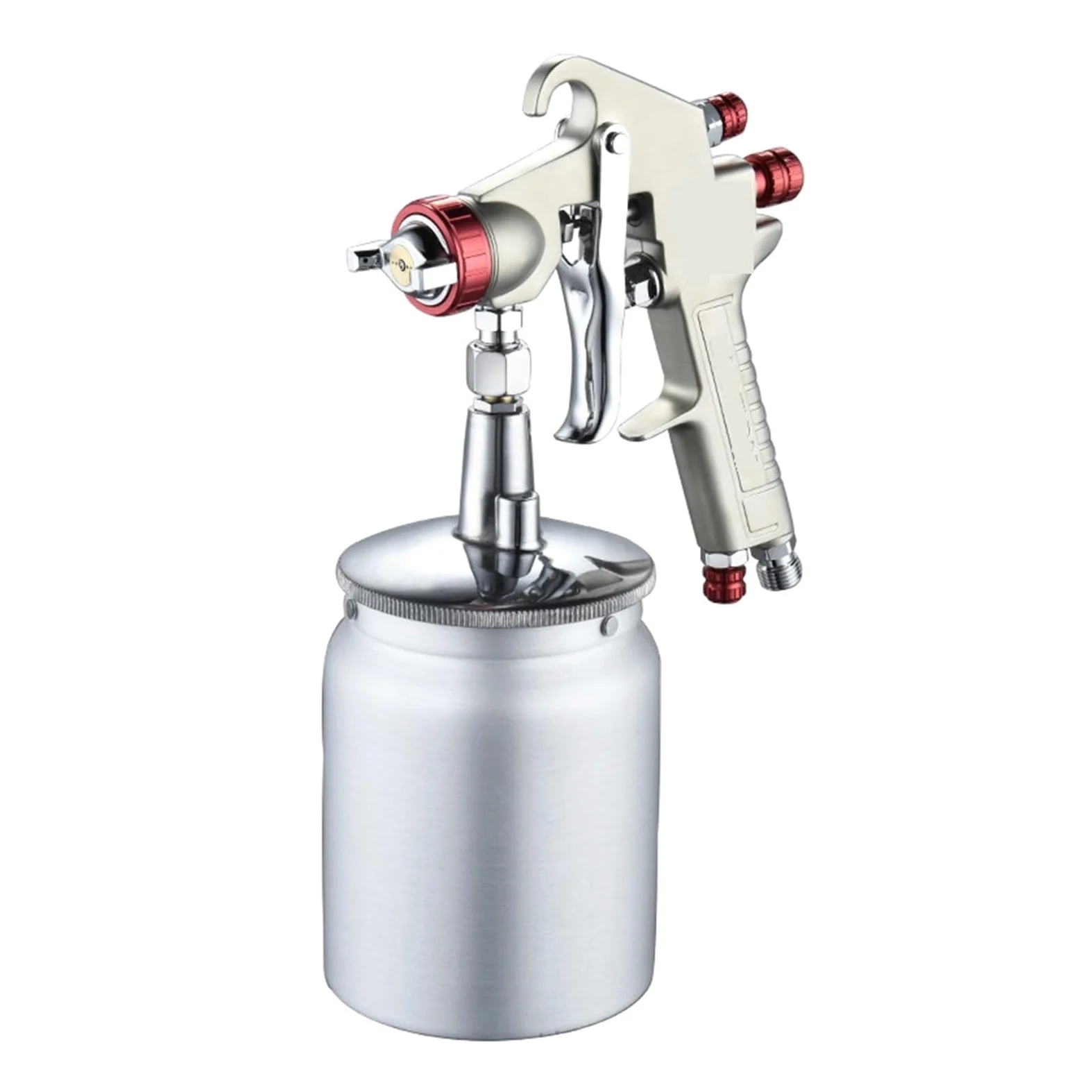 Pistolet natryskowy, Aerograf 1.0/1.3/1.5/1.8mm pistolet do malowania natryskowego Mini aerograf farba w sprayu narzędzie do fotografii lotniczej samochodu | Bottom pot 1.0